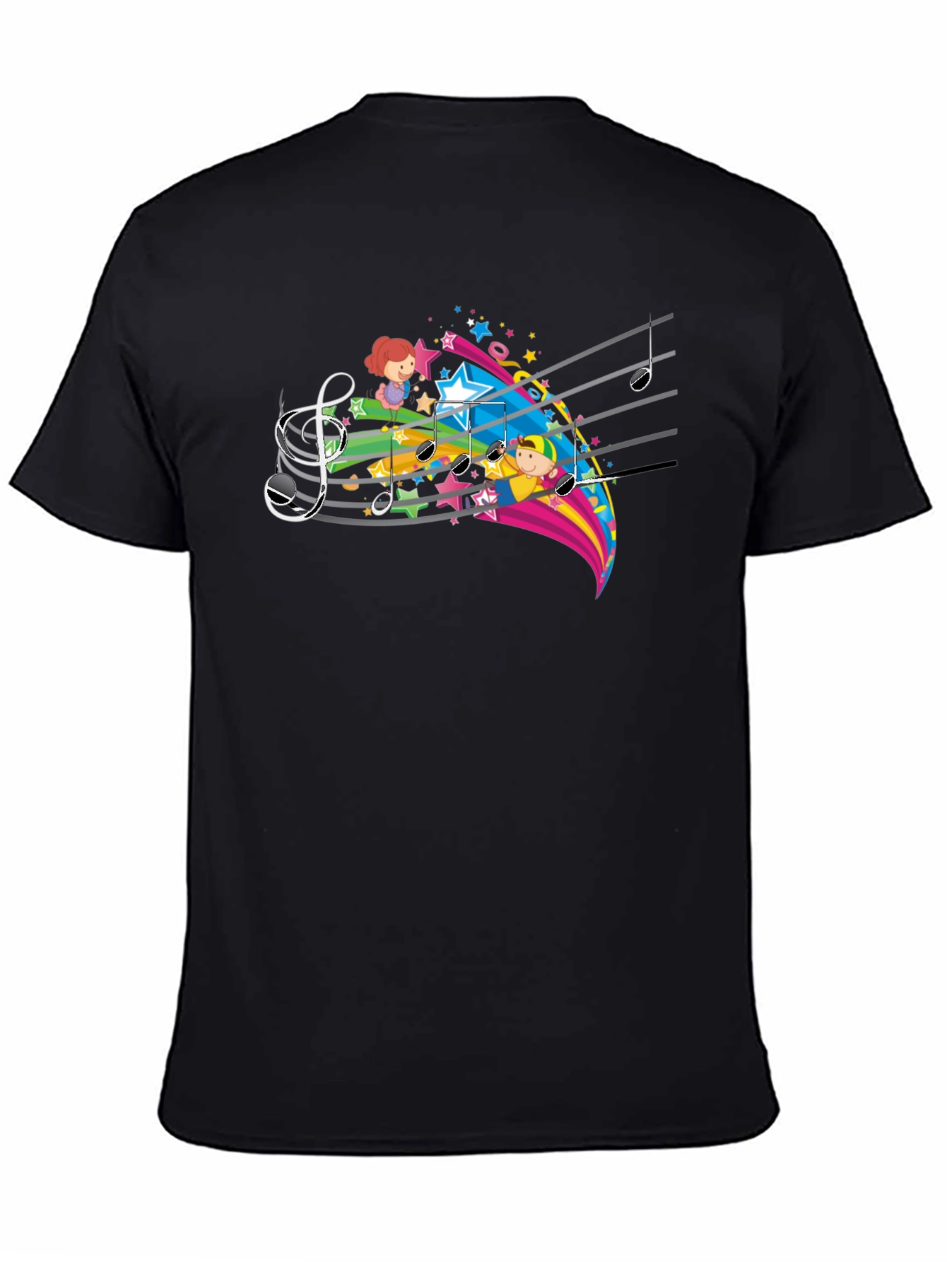 Musical Kids Black T-Shirt