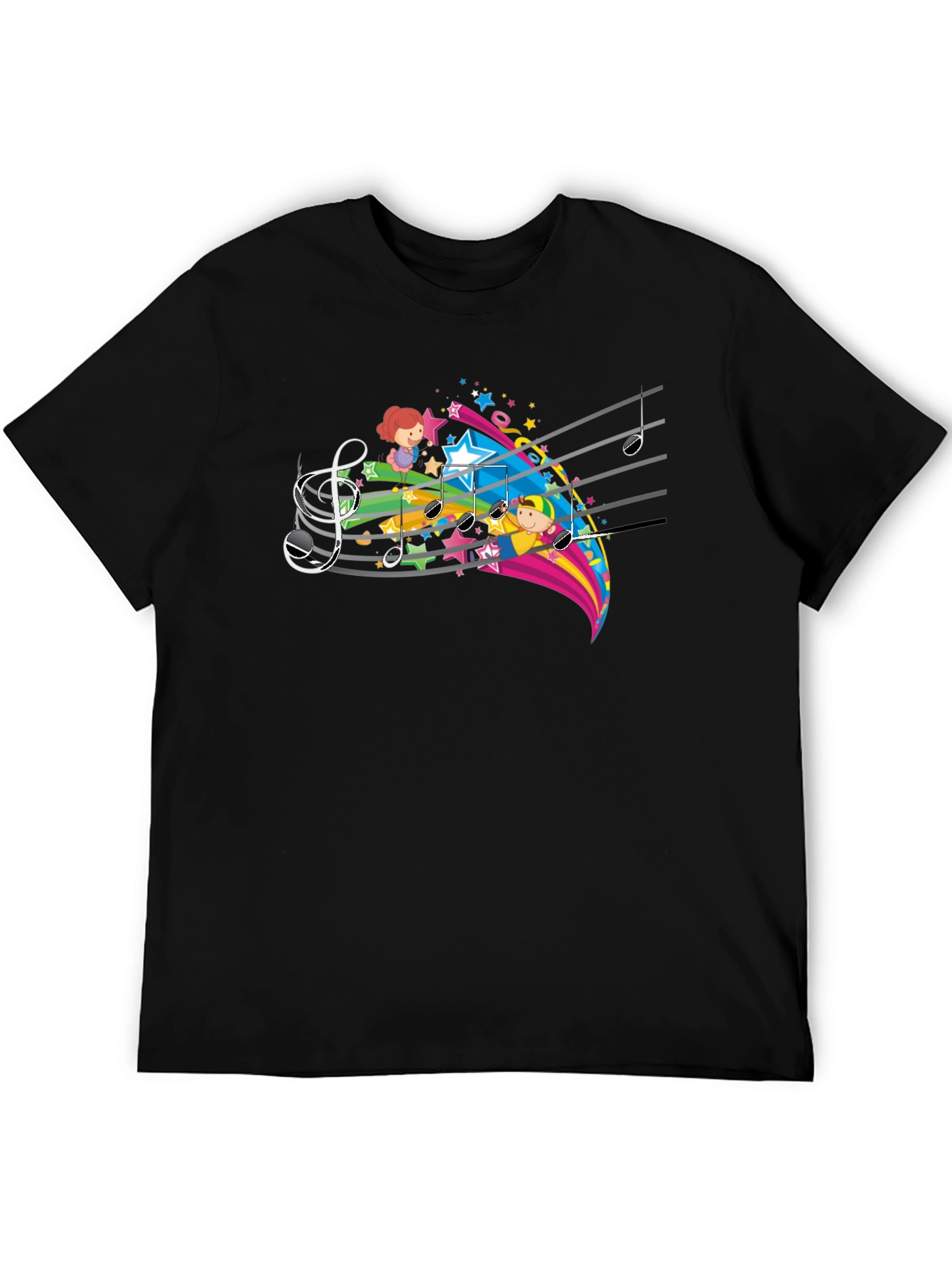Musical Kids Black T-Shirt
