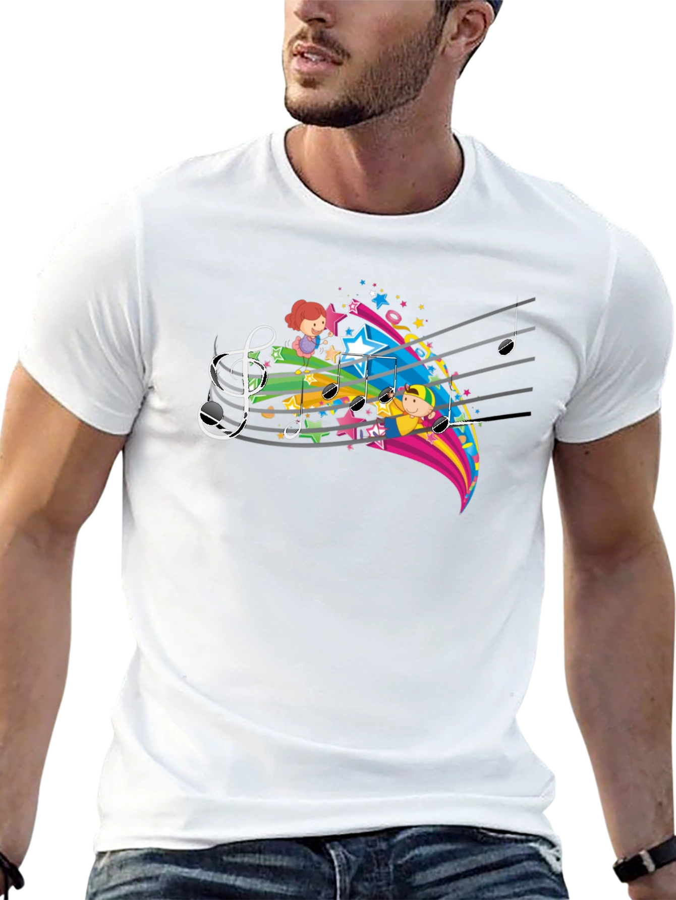 Musical Kids Black T-Shirt