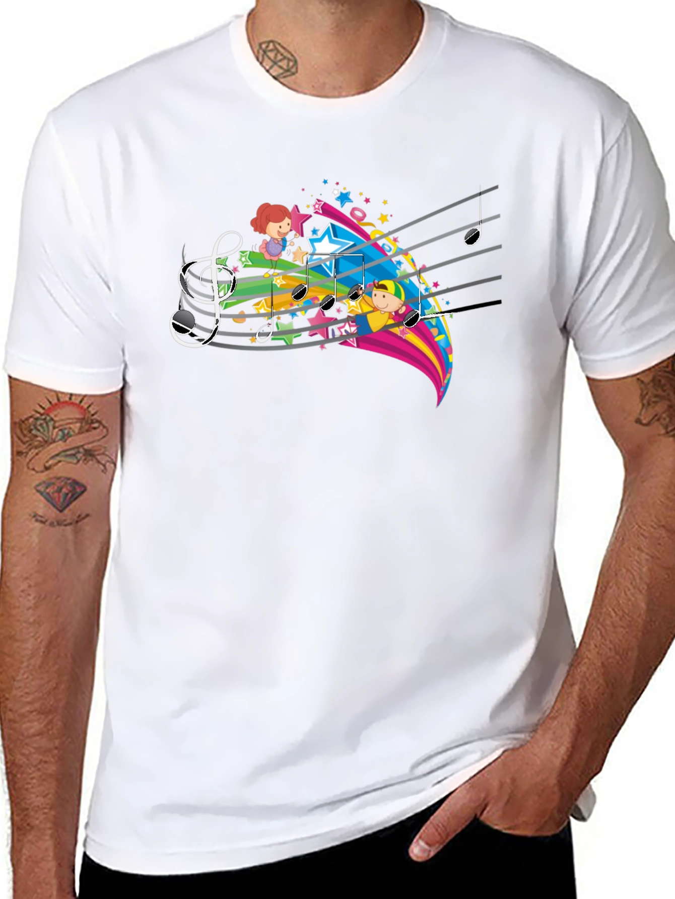 Musical Kids Black T-Shirt