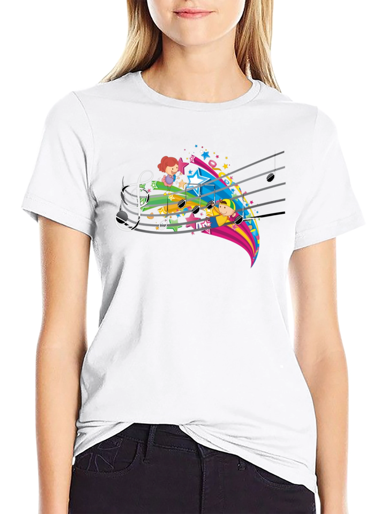 Musical Kids Black T-Shirt