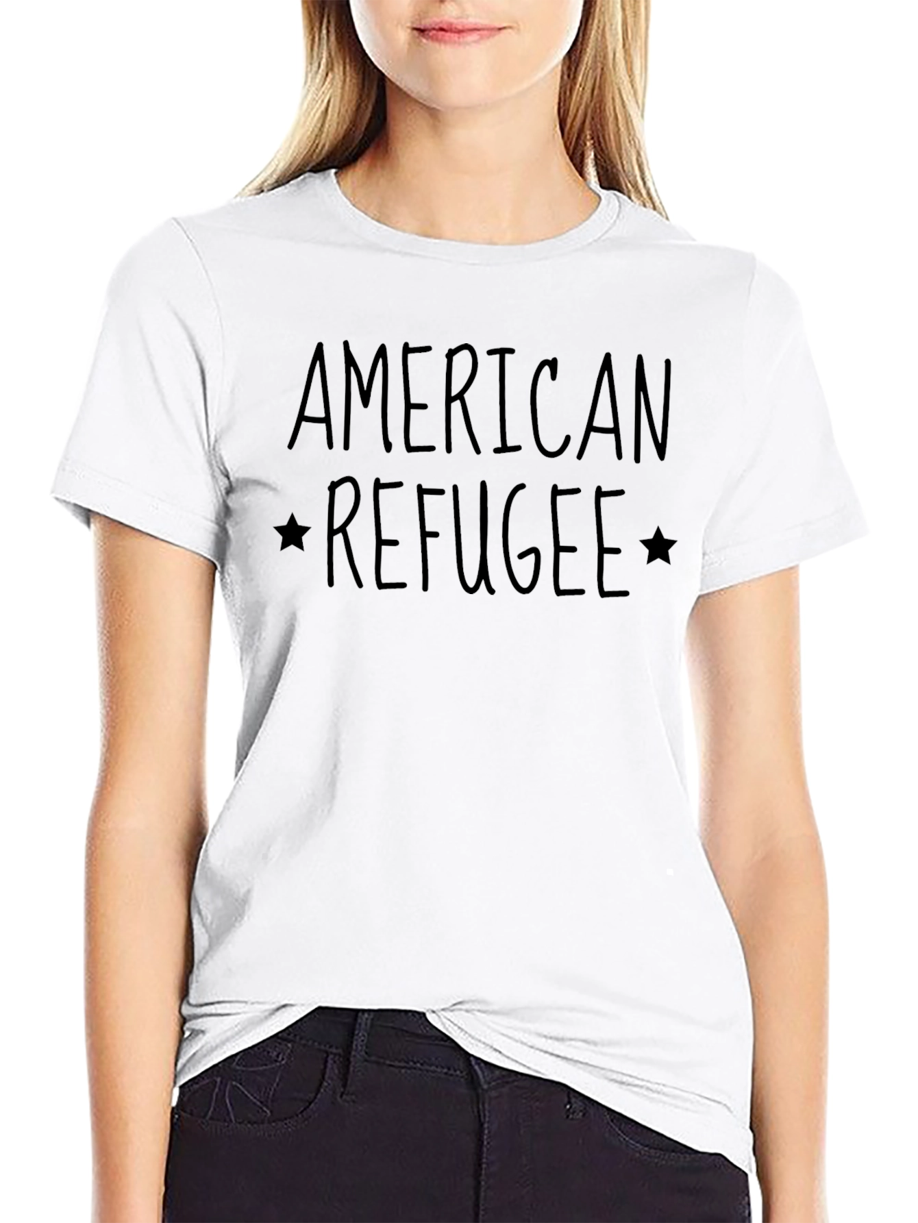 American Refugee Graphic Tee - Black Unisex T-Shirt
