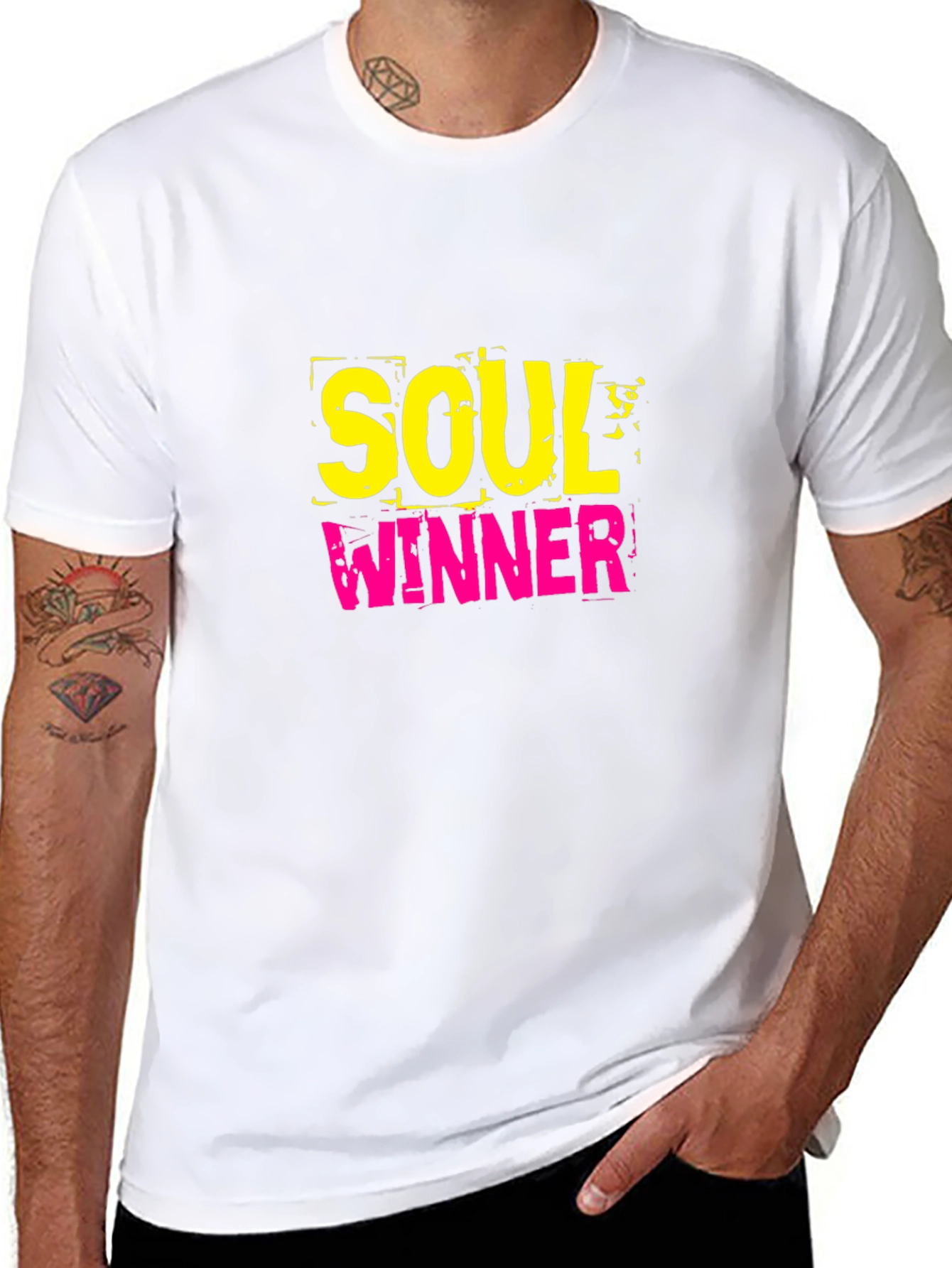 Soul Winner Graphic Black T-Shirt