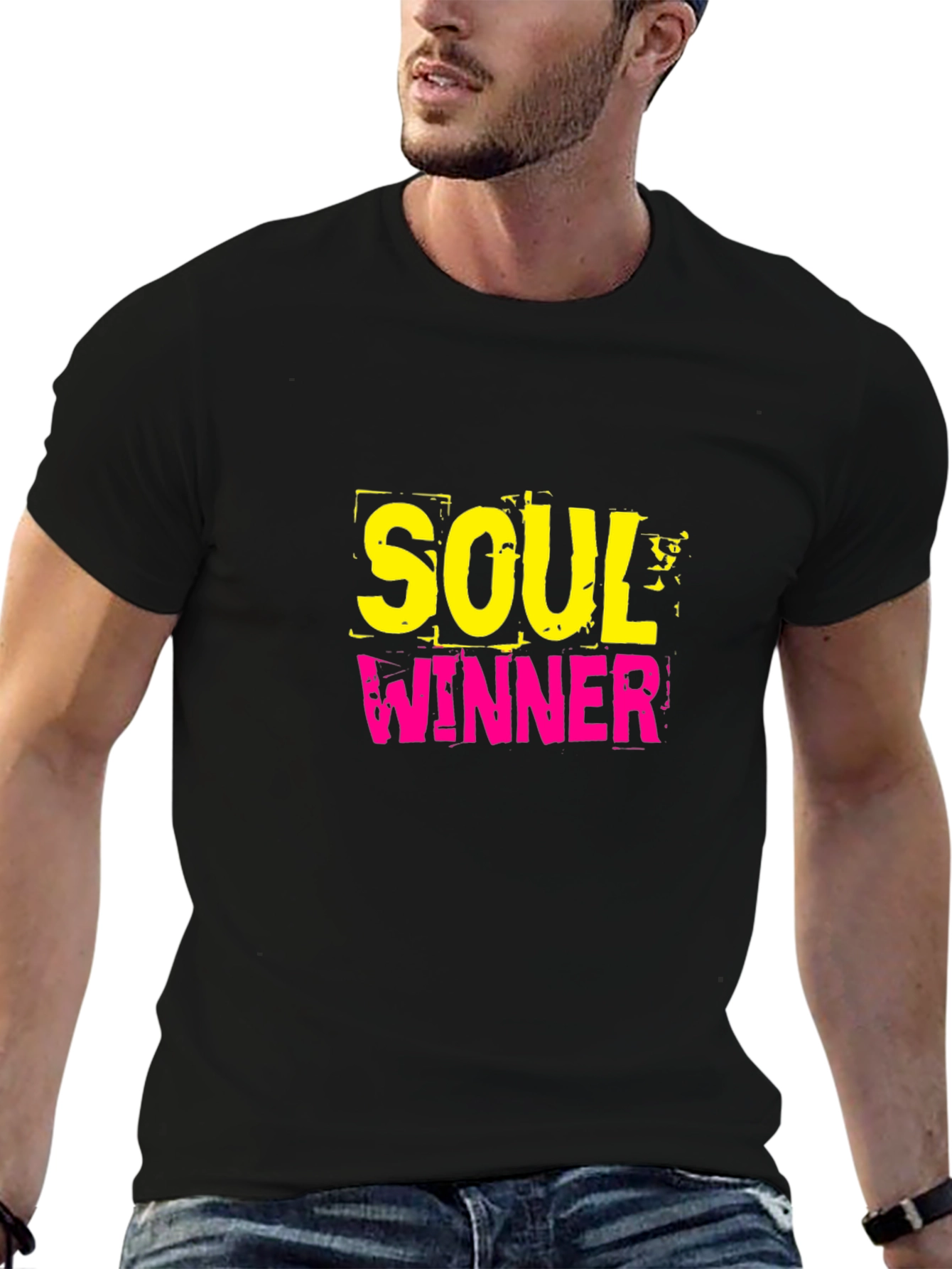 Soul Winner Graphic Black T-Shirt