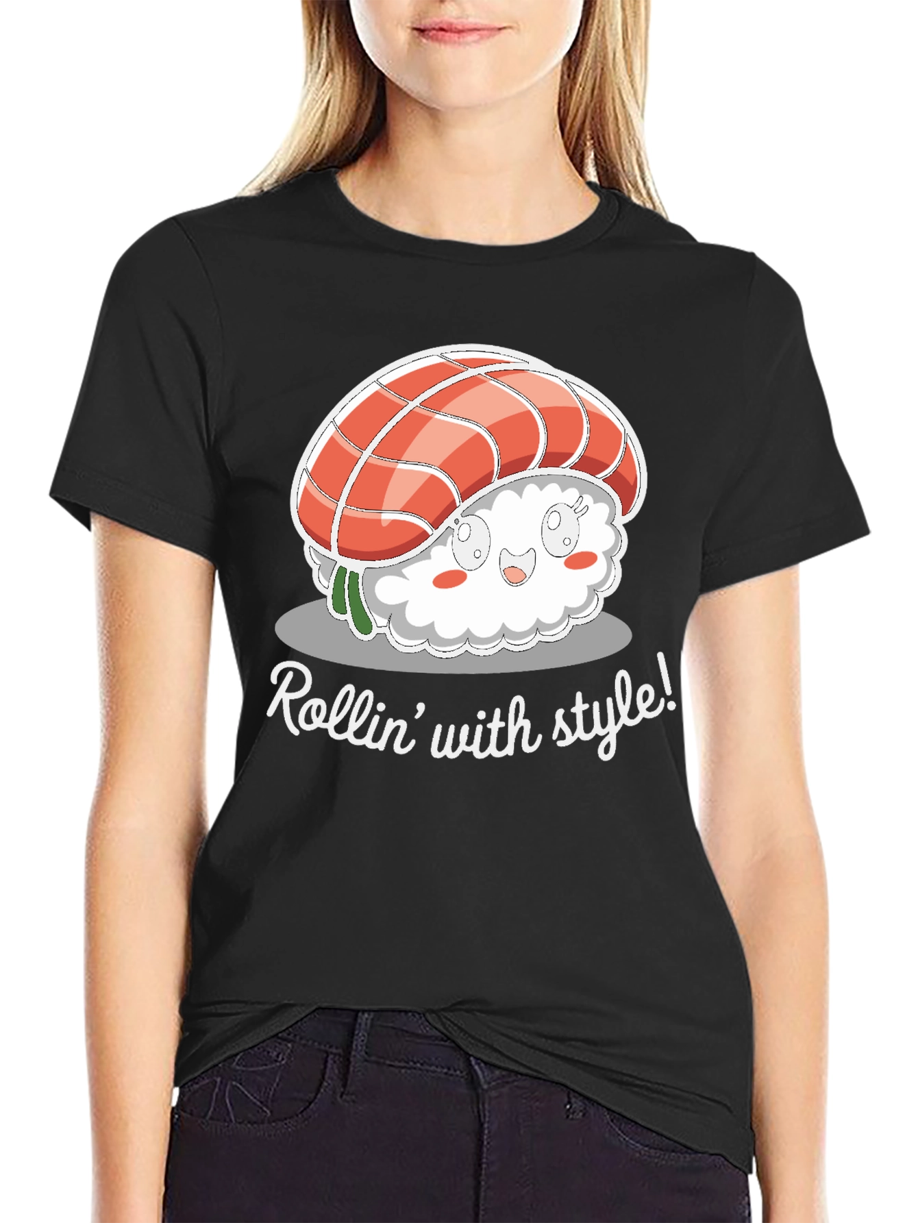Rollin With Style Sushi Graphic Tee