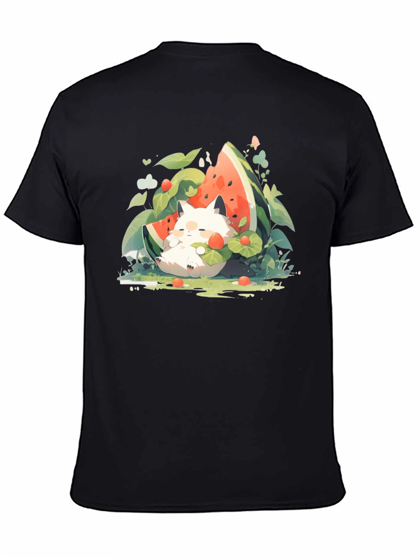 Cute Cat Watermelon T-Shirt