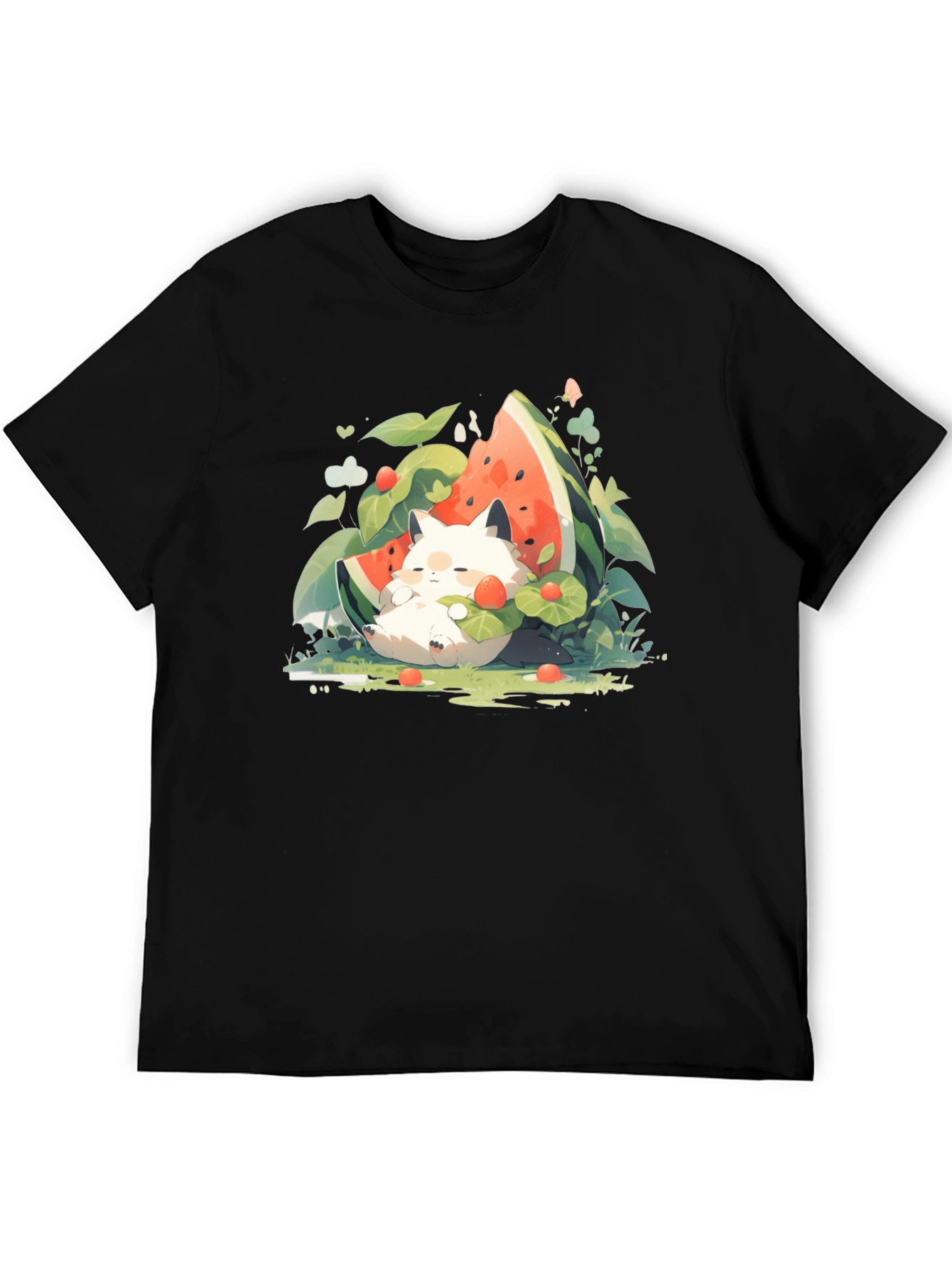 Cute Cat Watermelon T-Shirt