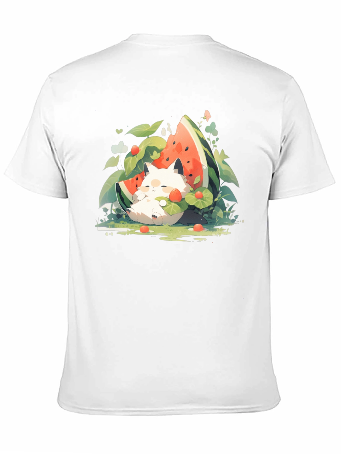 Cute Cat Watermelon T-Shirt