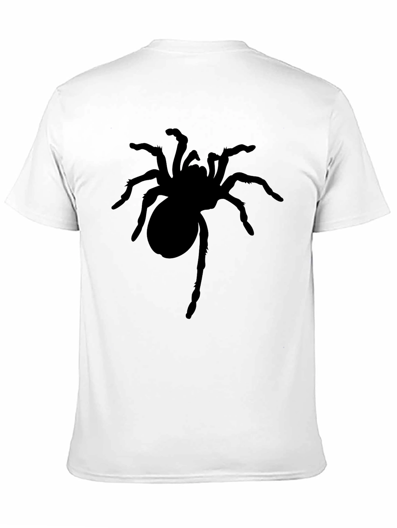 Mens Black Spider Graphic T-Shirt