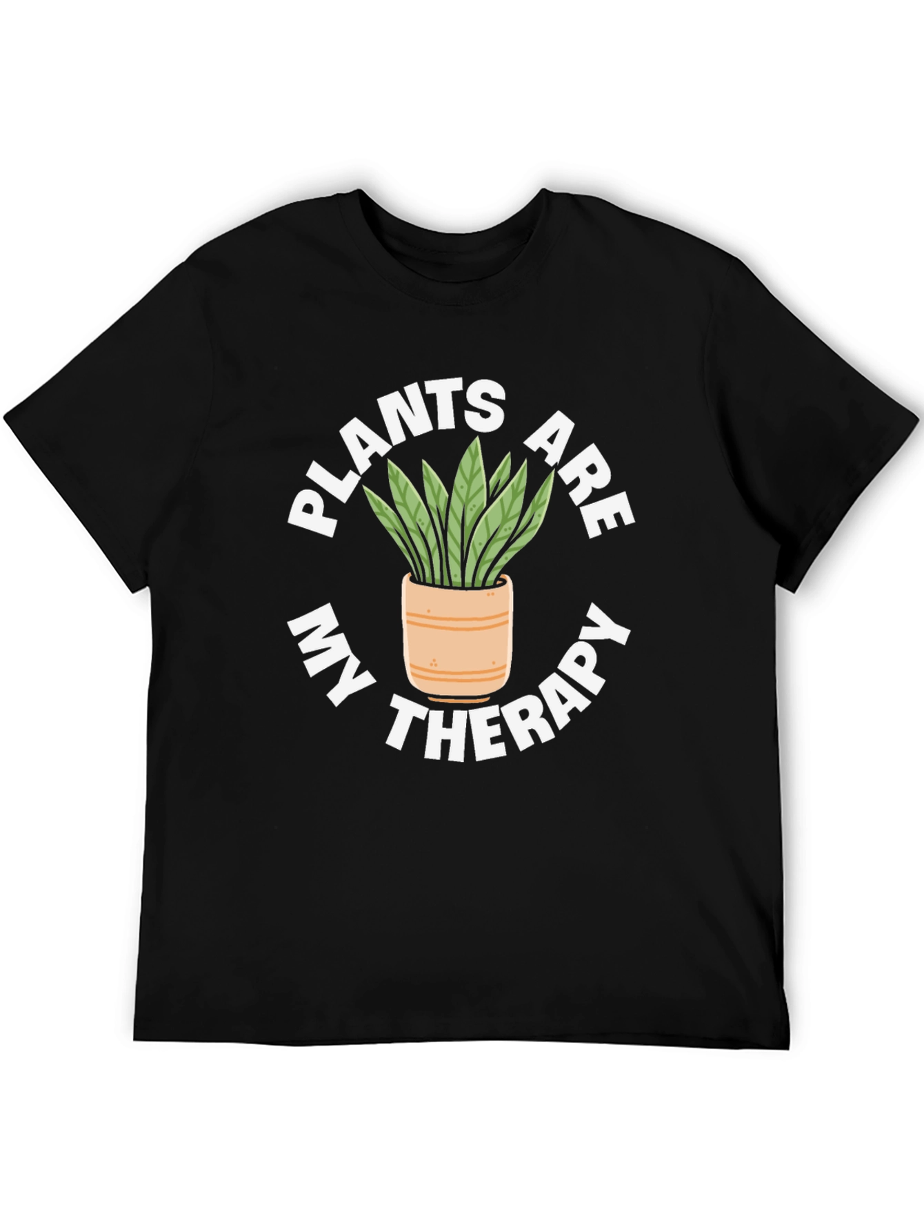 Plants Are My Therapy Graphic T-Shirt