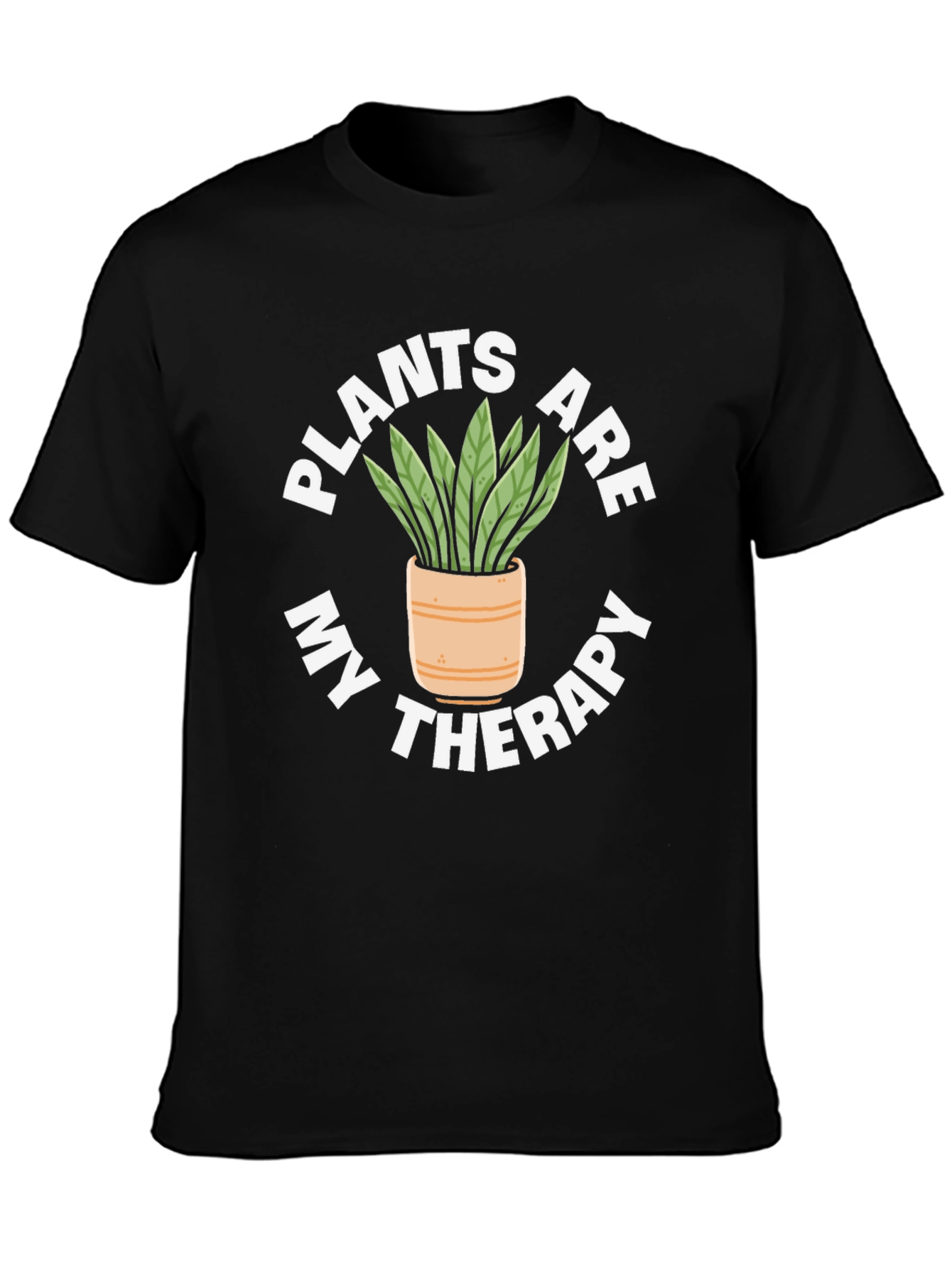 Plants Are My Therapy Graphic T-Shirt