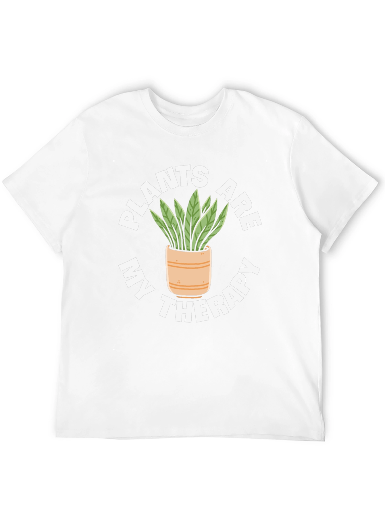 Plants Are My Therapy Graphic T-Shirt