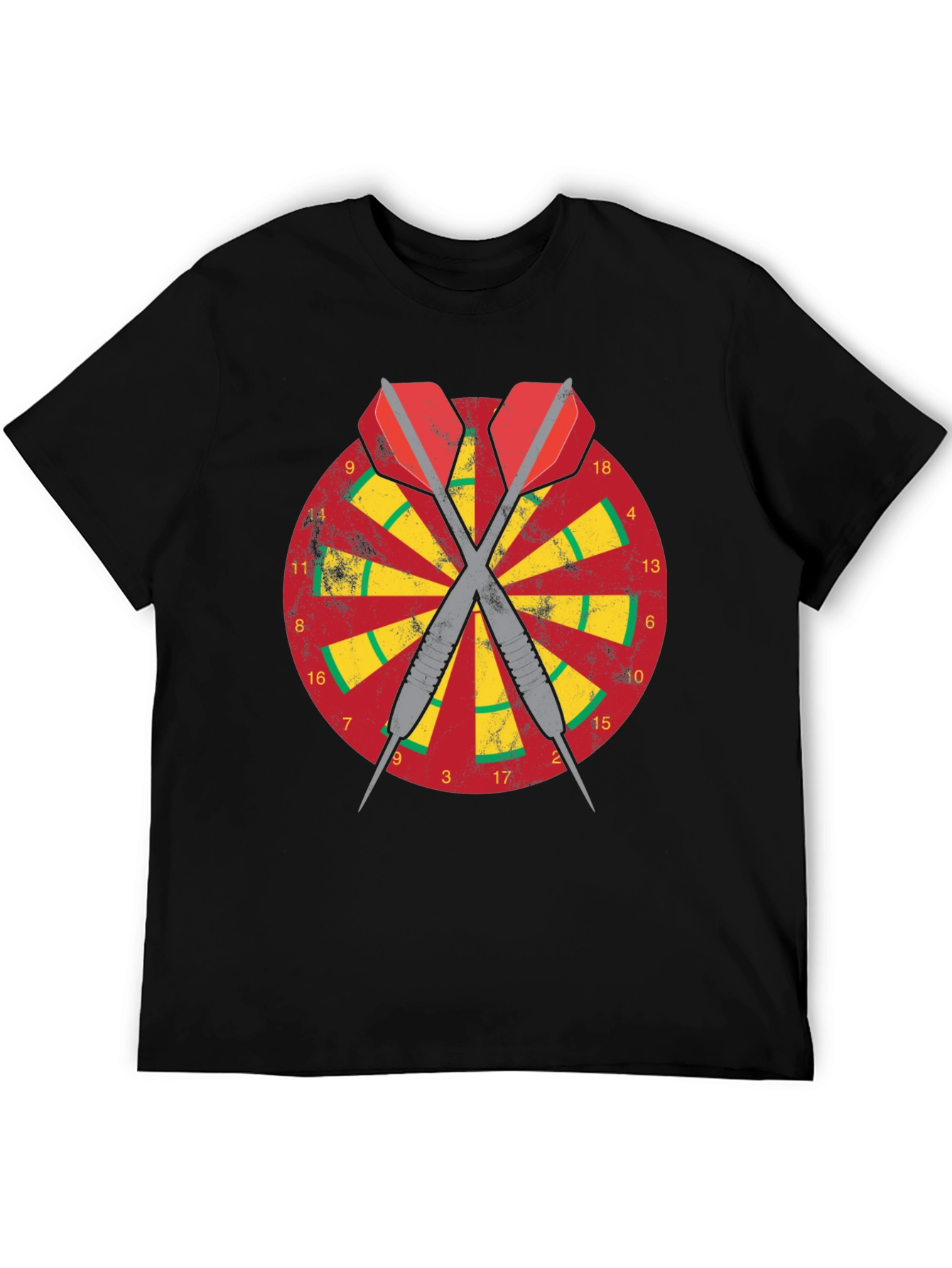 Dartboard Graphic Tee - Classic Dart Design