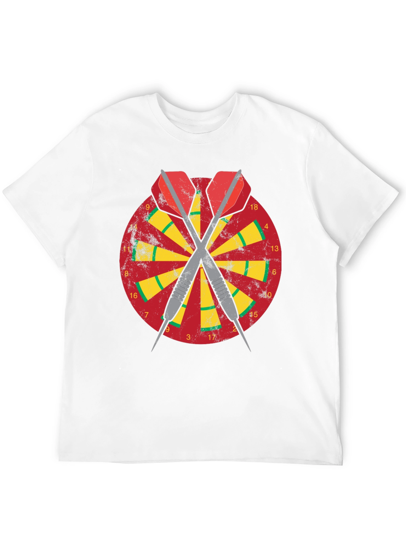 Dartboard Graphic Tee - Classic Dart Design