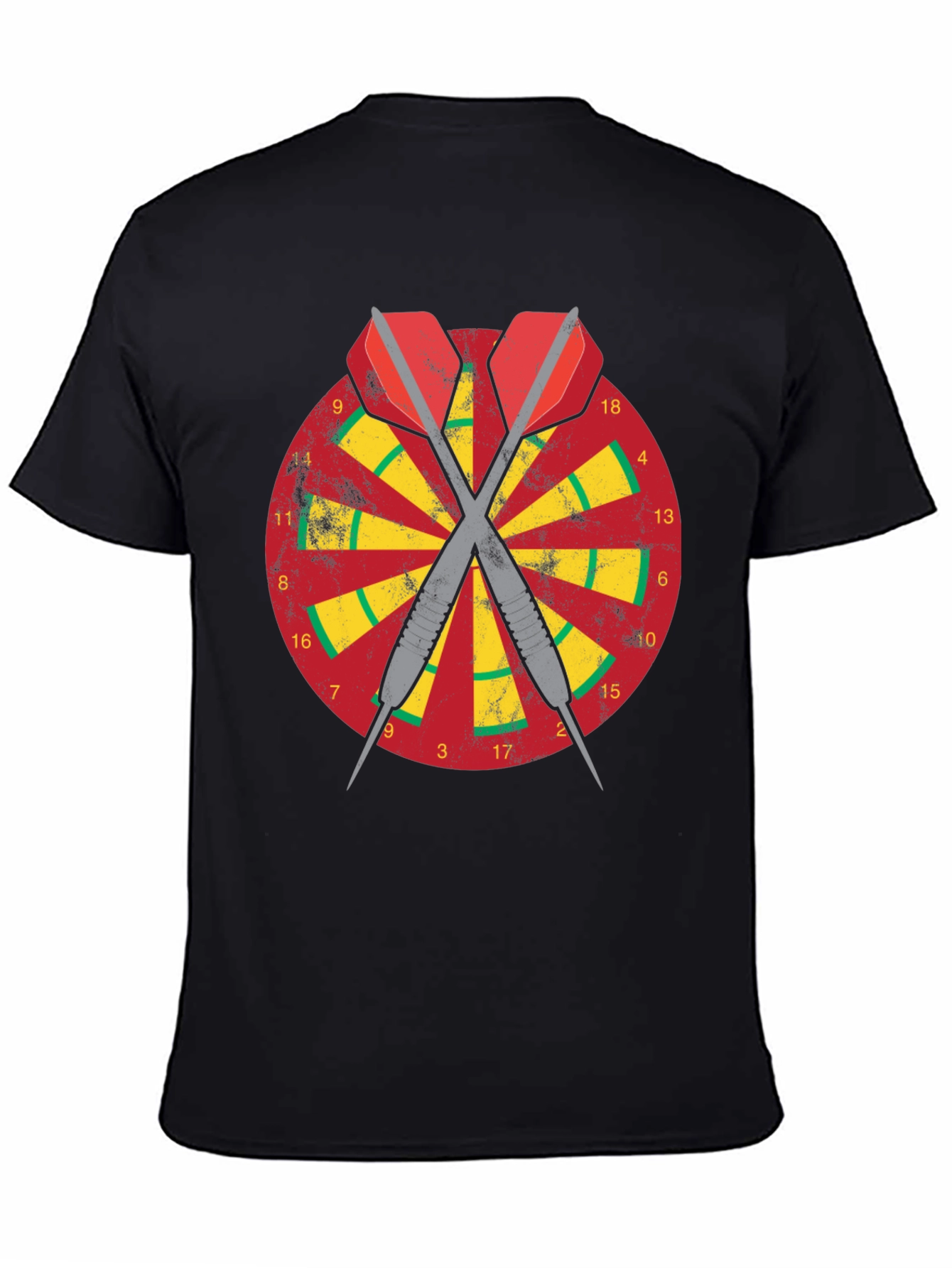 Dartboard Graphic Tee - Classic Dart Design
