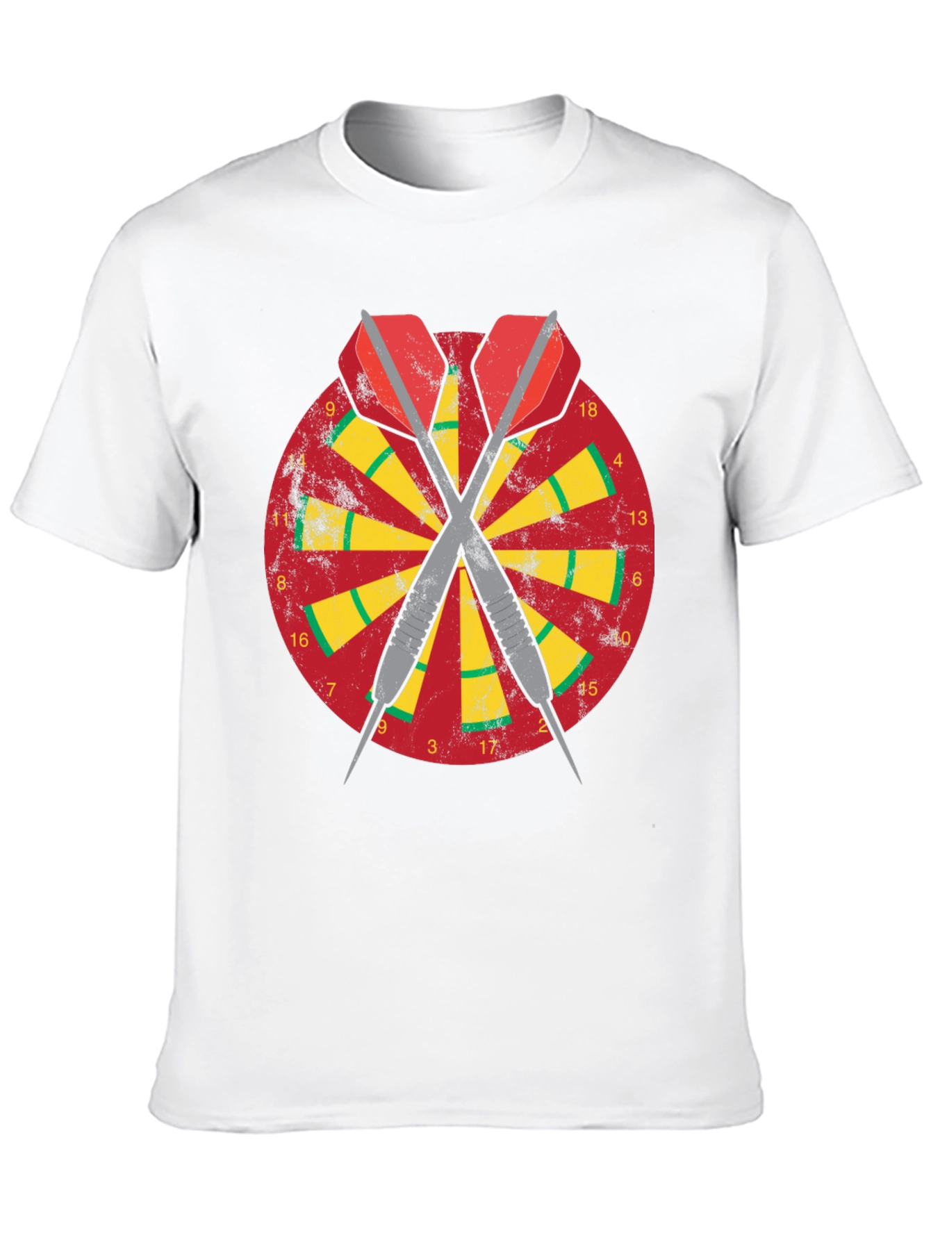 Dartboard Graphic Tee - Classic Dart Design