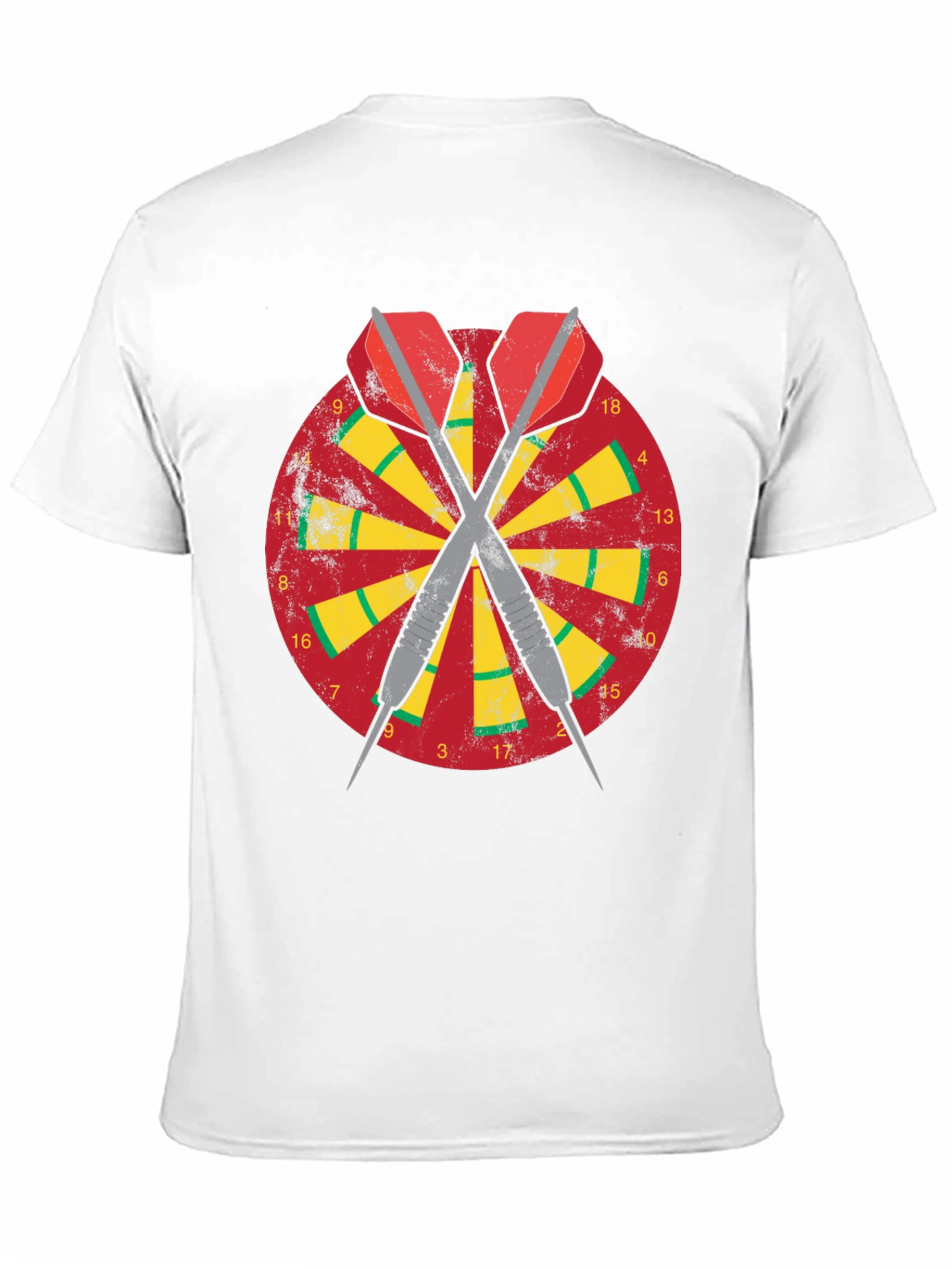 Dartboard Graphic Tee - Classic Dart Design