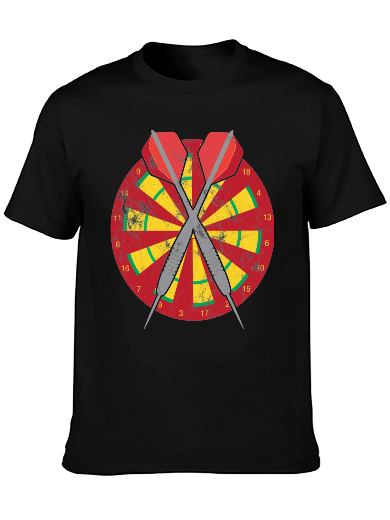 Dartboard Graphic Tee - Classic Dart Design
