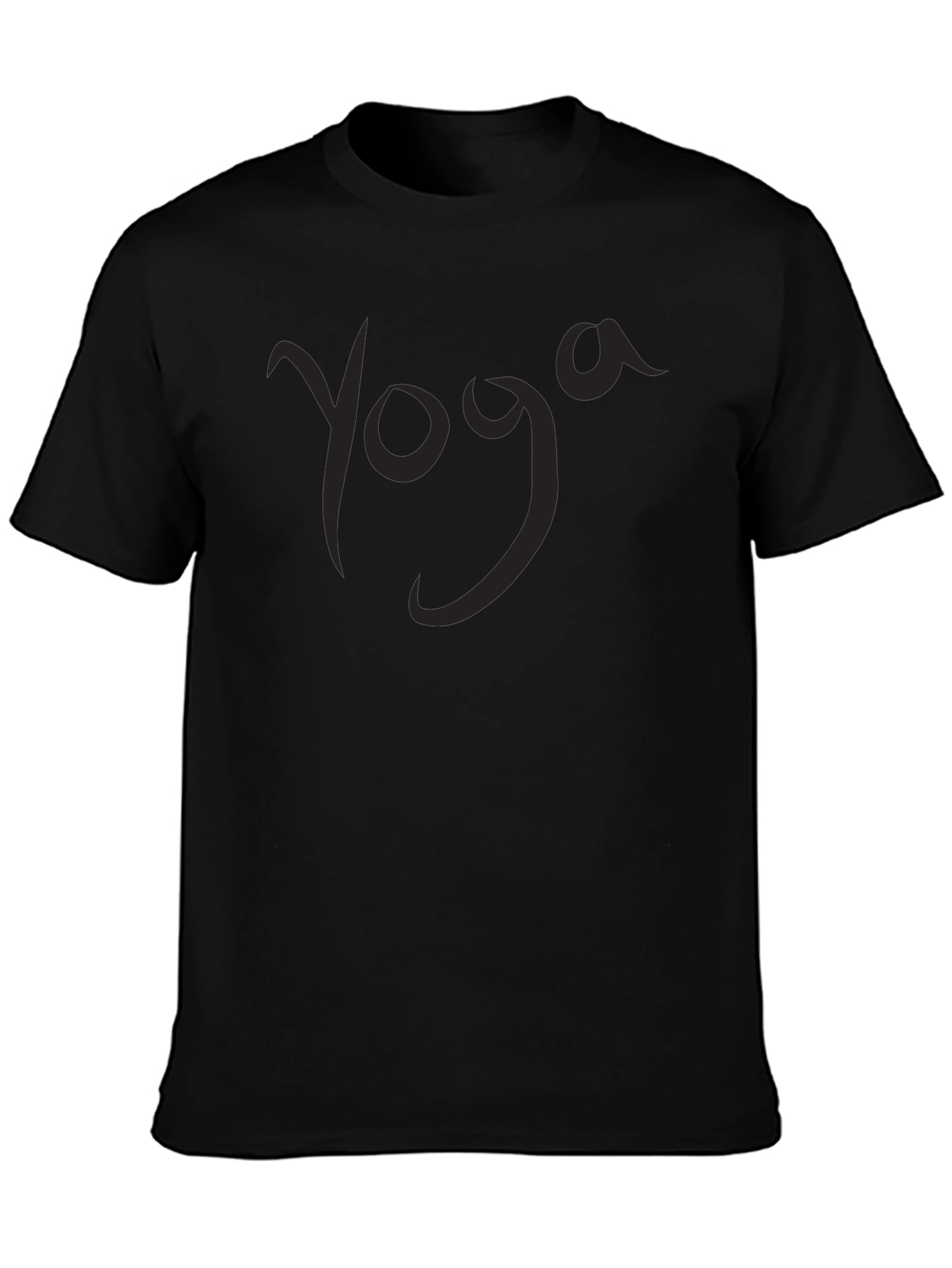 Yoga T-Shirt - Mens Black Tee
