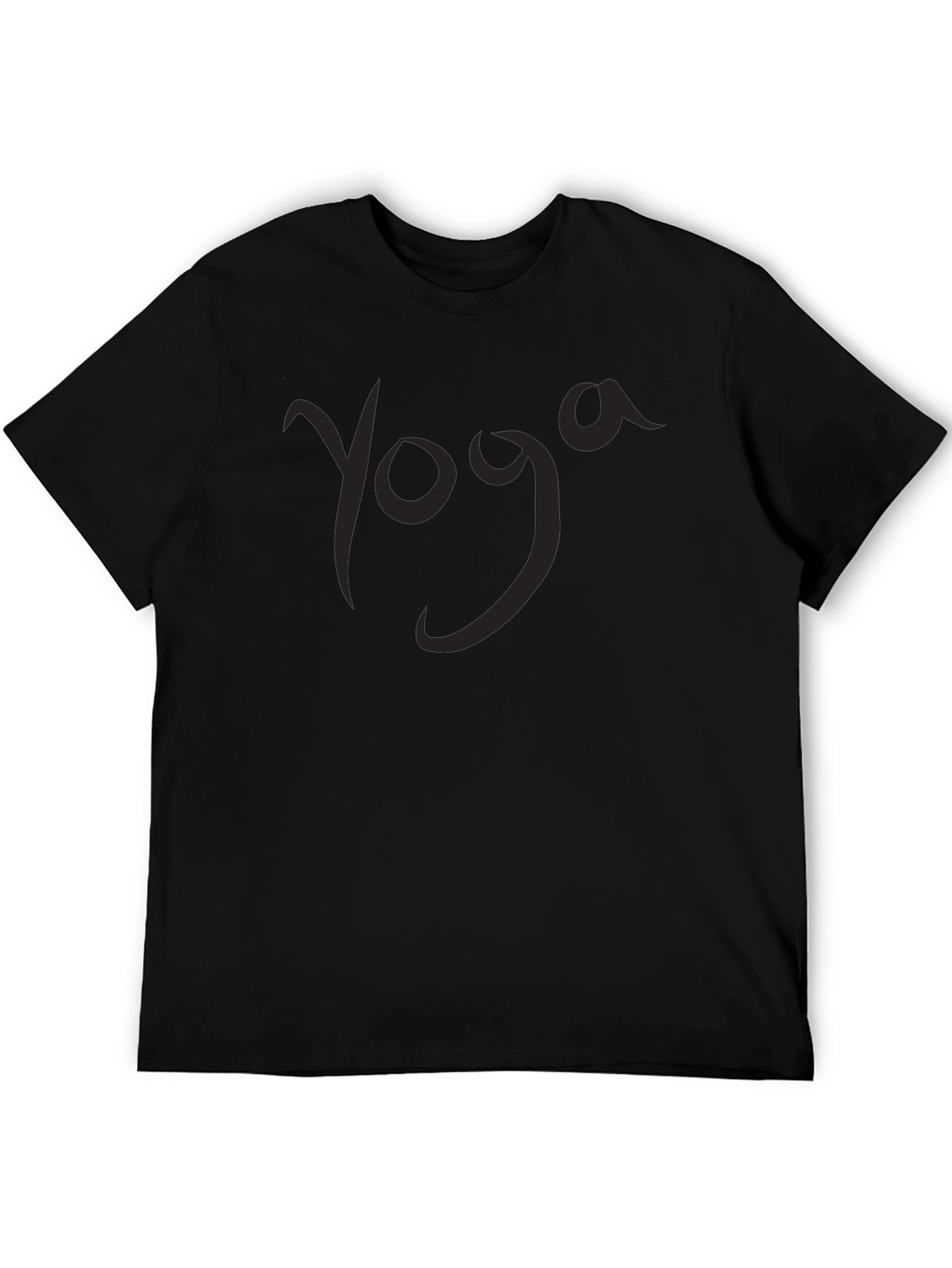 Yoga T-Shirt - Mens Black Tee