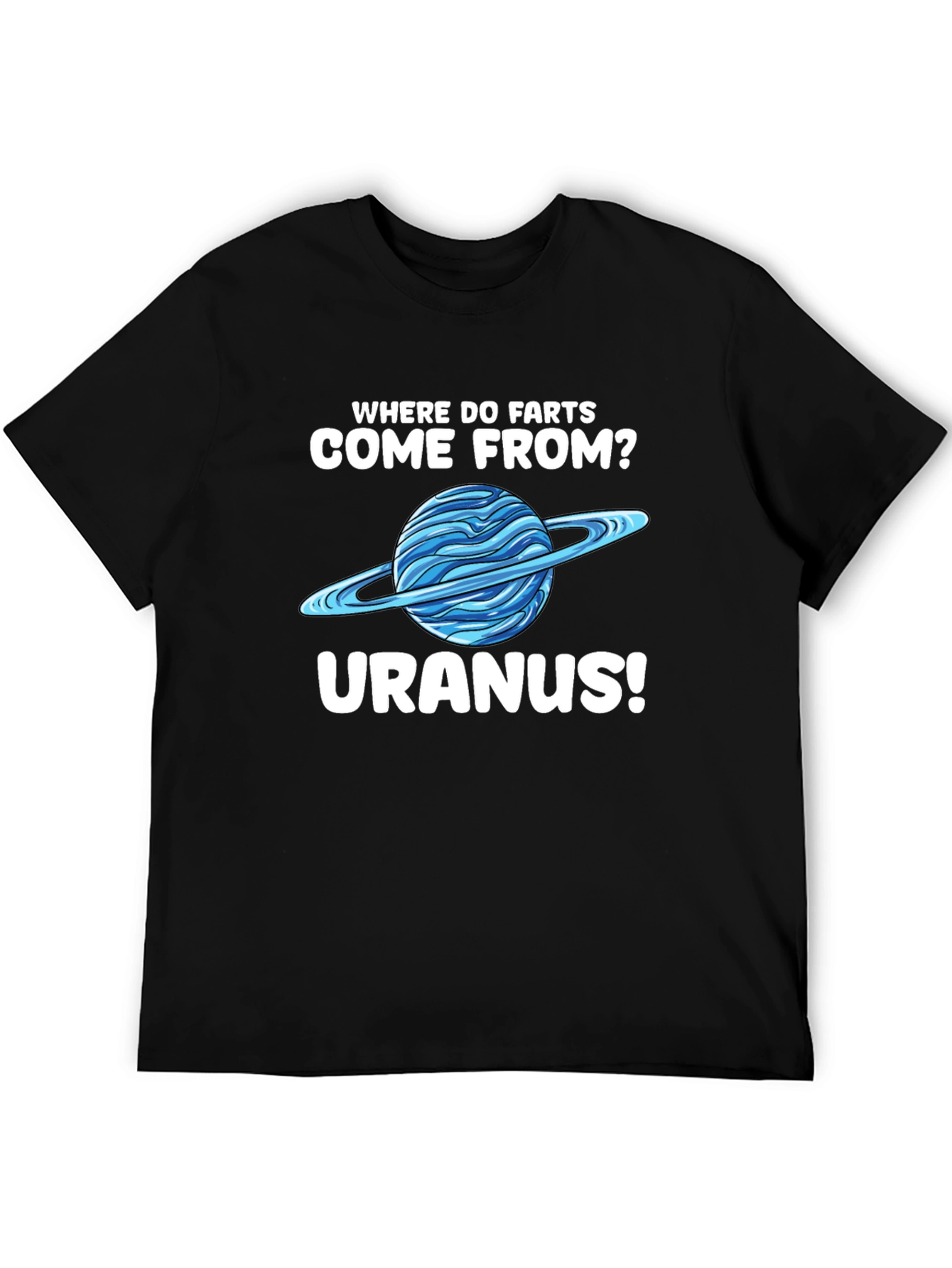 Uranus Humor Graphic T-Shirt Funny Space Joke Tee
