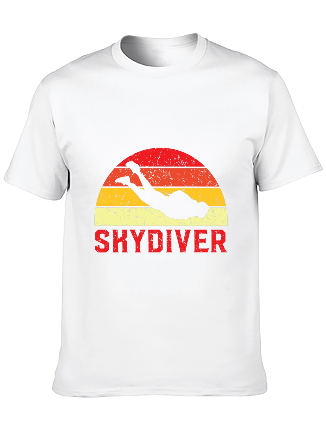 Skydiving Retro Sunset T-Shirt