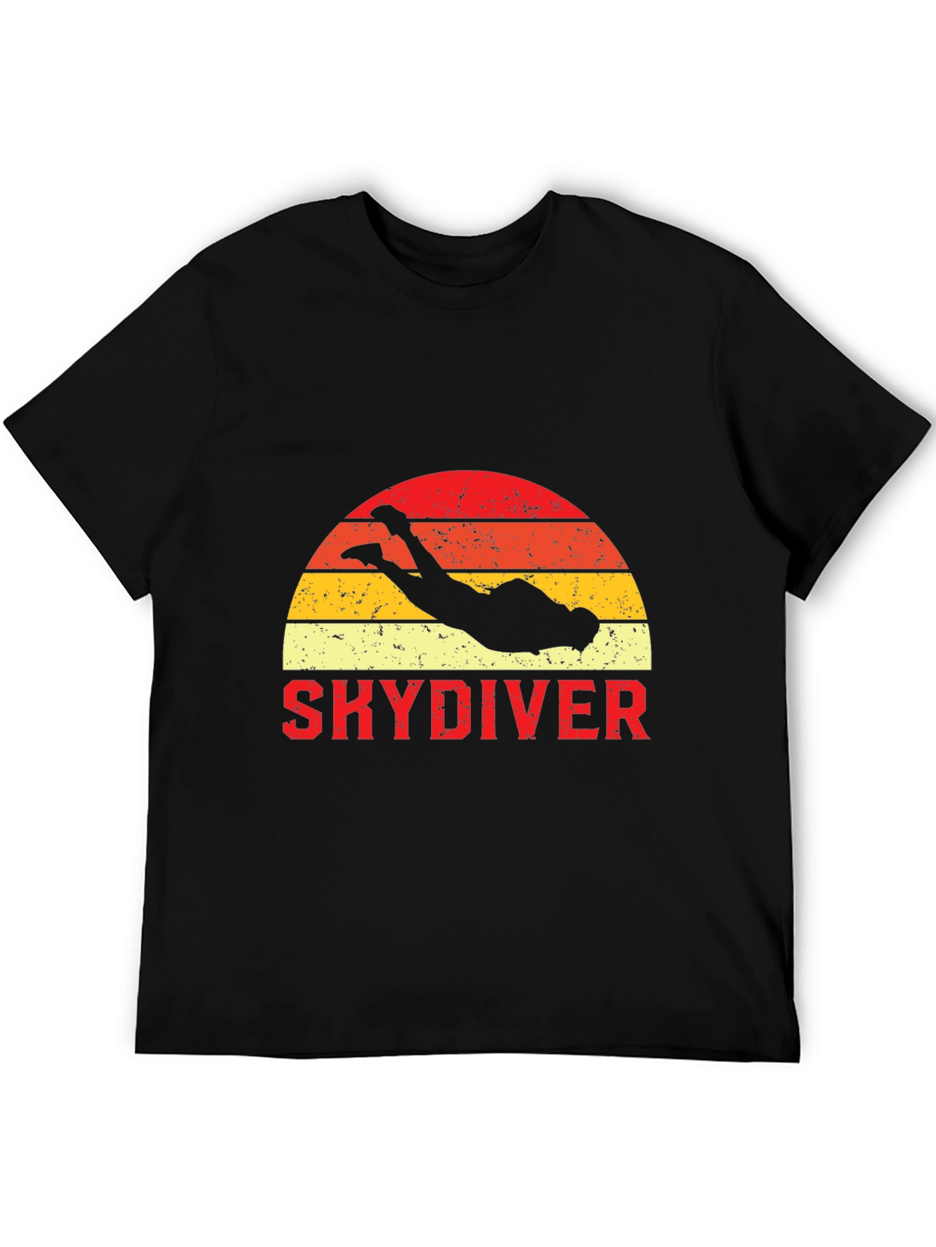 Skydiving Retro Sunset T-Shirt