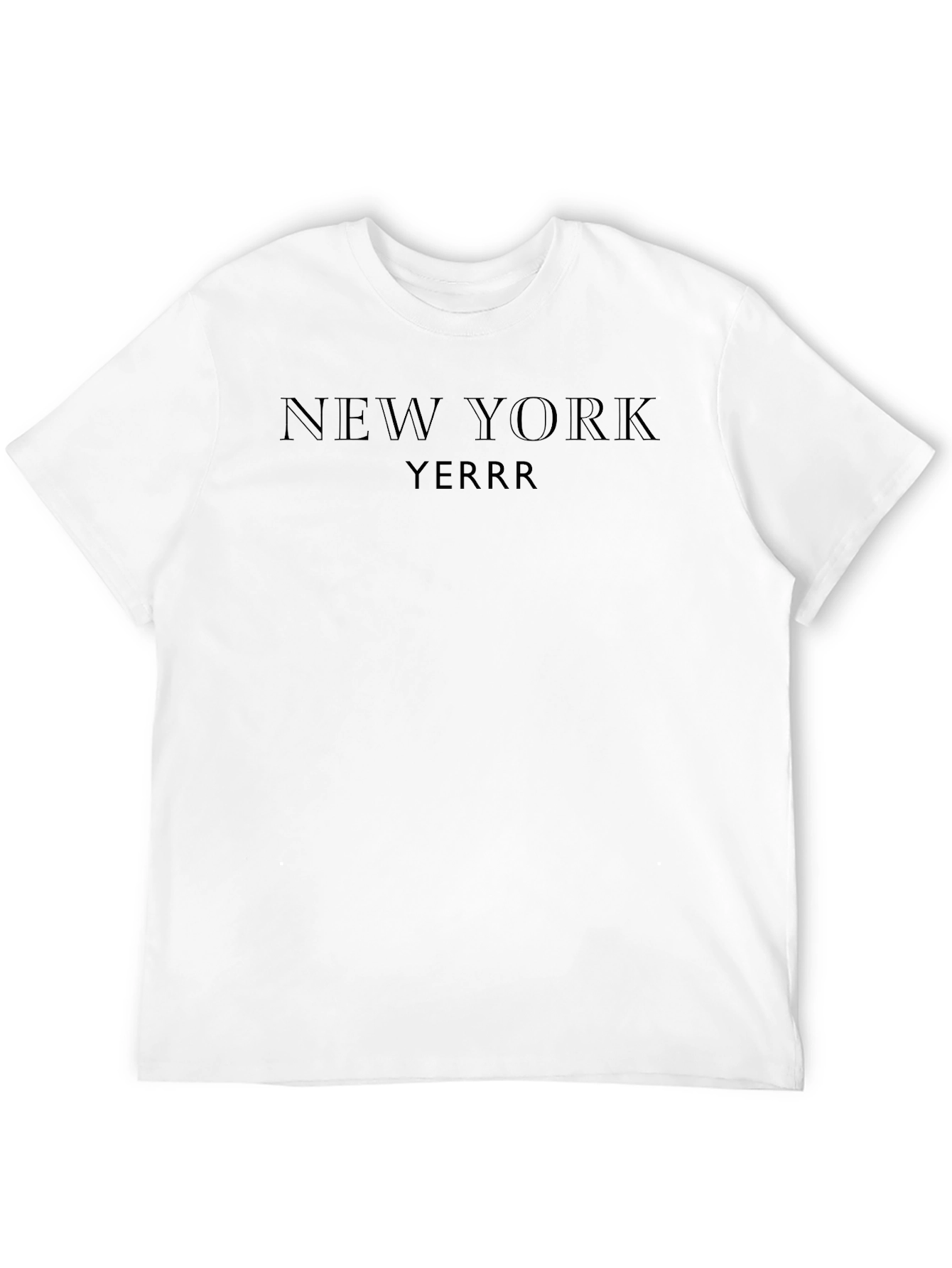 New York YERRR Graphic Tee - Classic Black