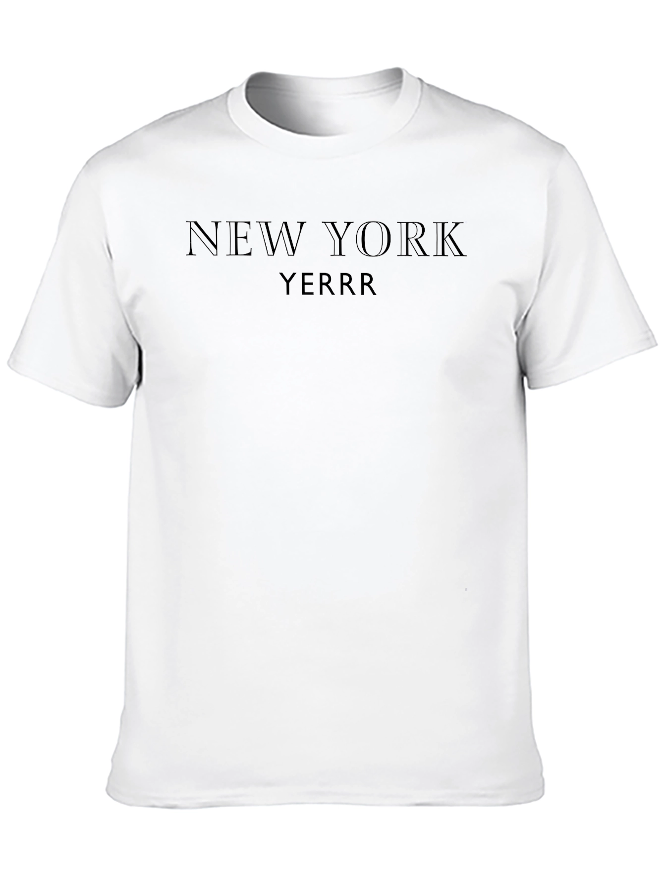 New York YERRR Graphic Tee - Classic Black