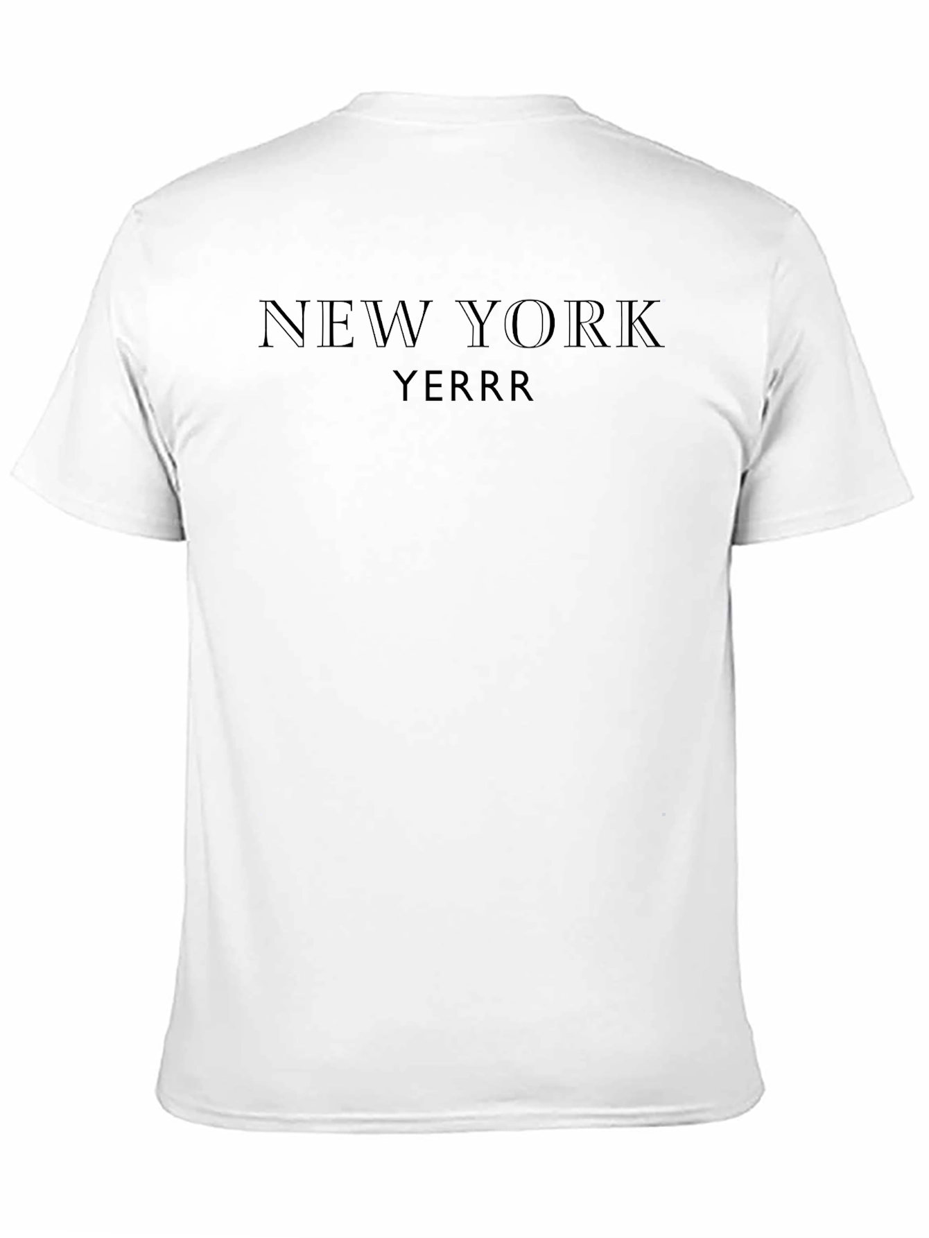 New York YERRR Graphic Tee - Classic Black