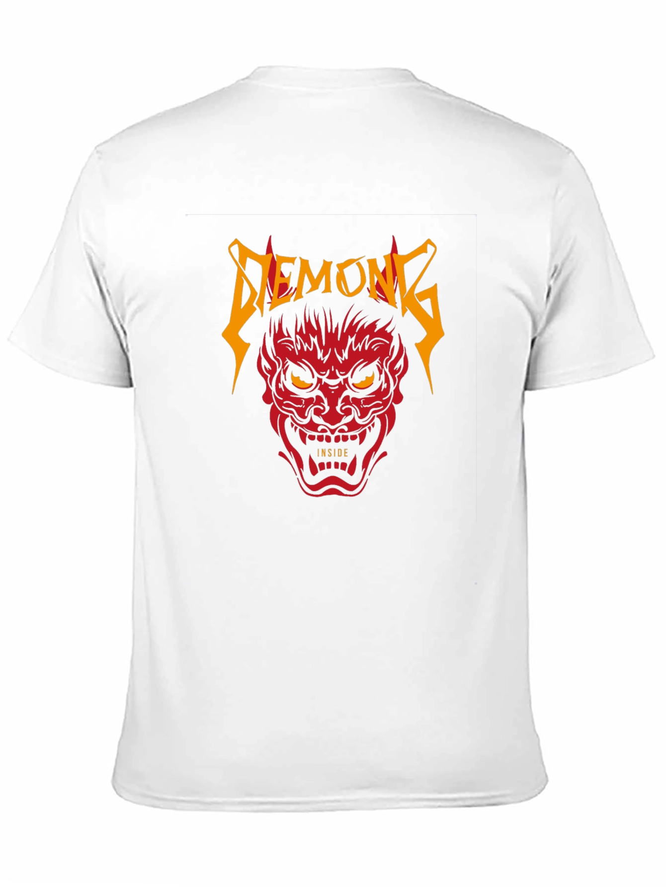 Demons Inside Black Graphic T-Shirt