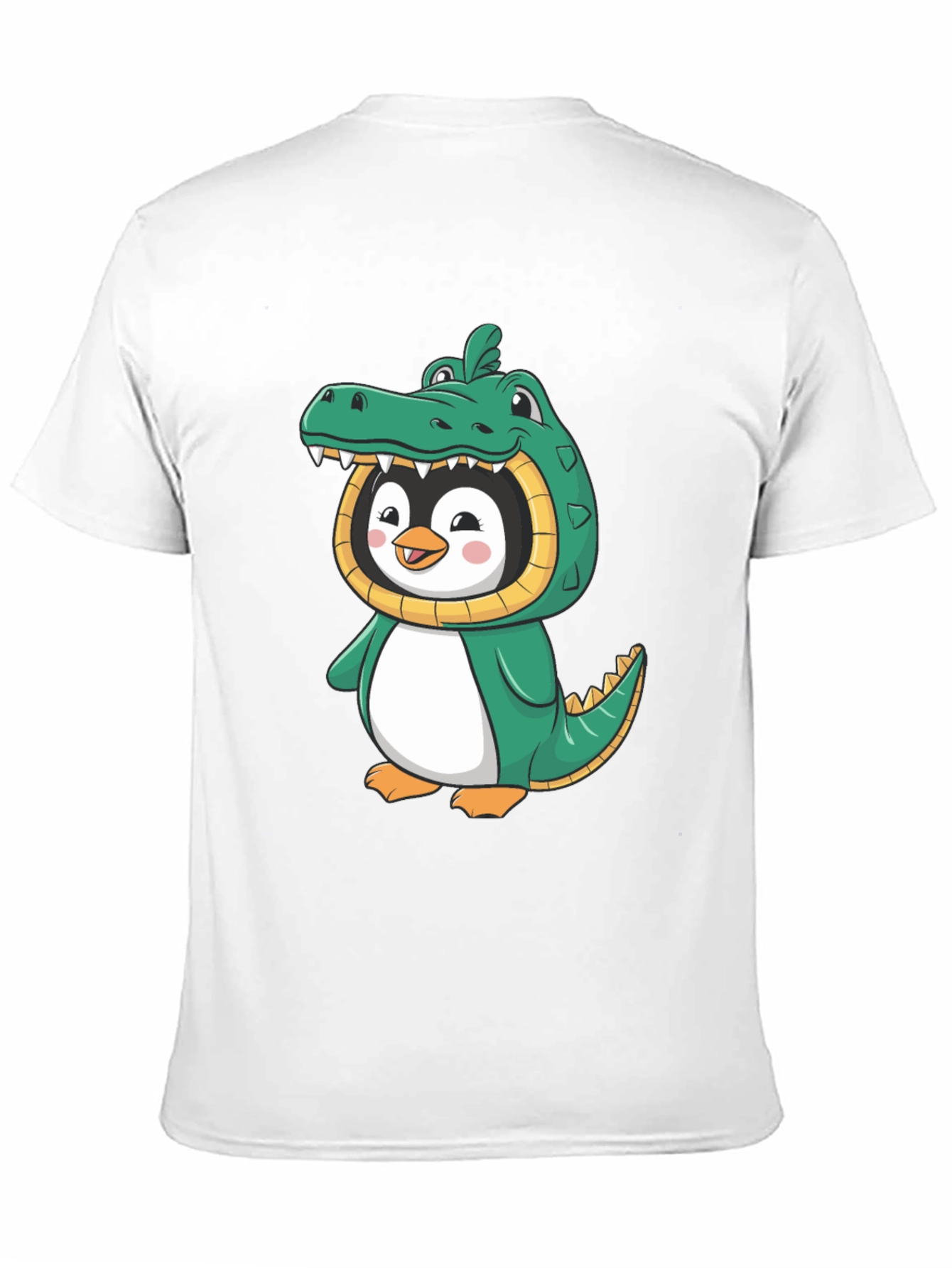 Penguin Alligator Costume Graphic T-Shirt