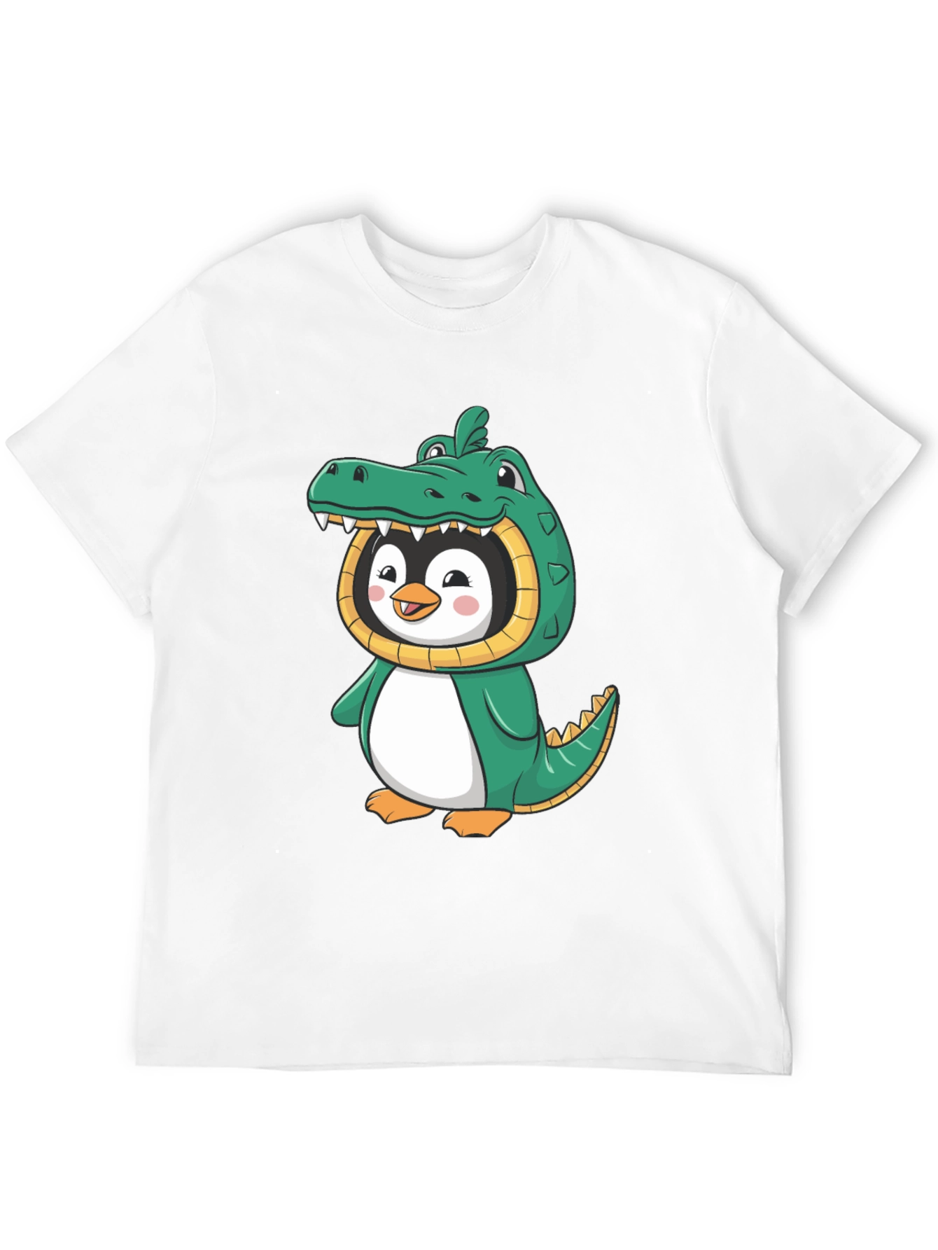 Penguin Alligator Costume Graphic T-Shirt