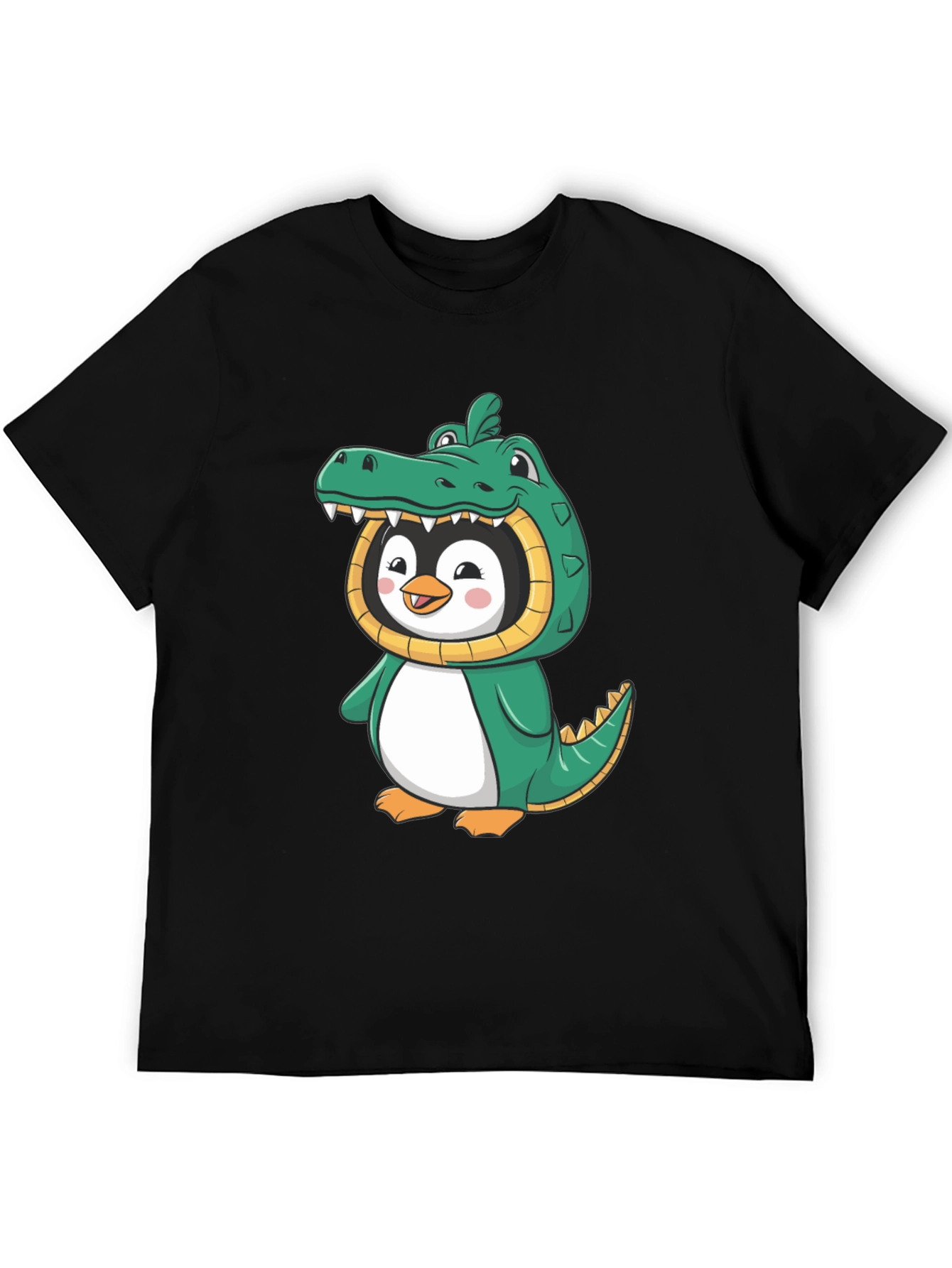 Penguin Alligator Costume Graphic T-Shirt