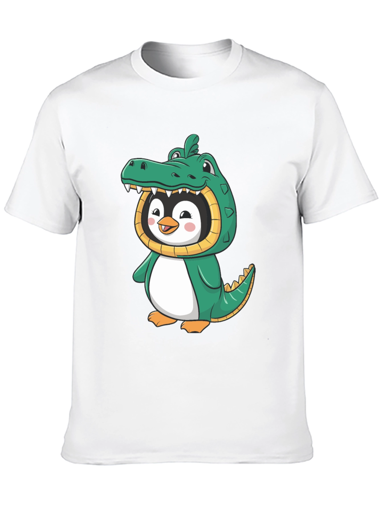 Penguin Alligator Costume Graphic T-Shirt