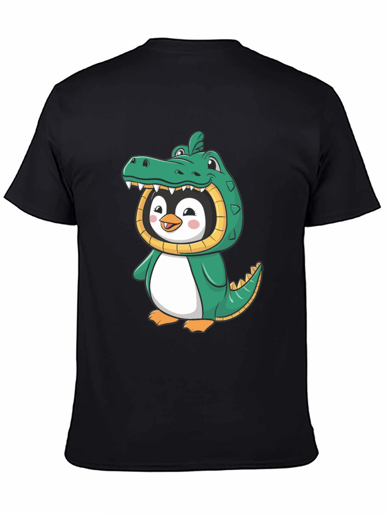 Penguin Alligator Costume Graphic T-Shirt