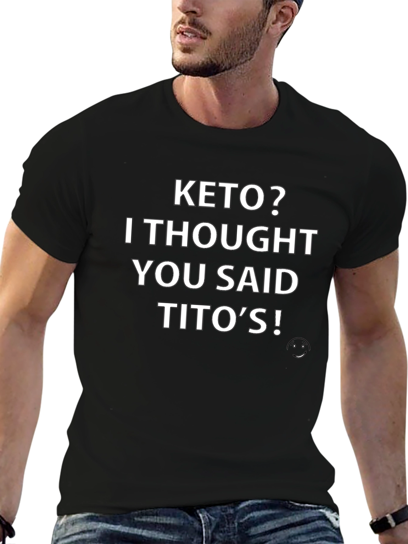 Keto? Titos! Funny Graphic T-Shirt
