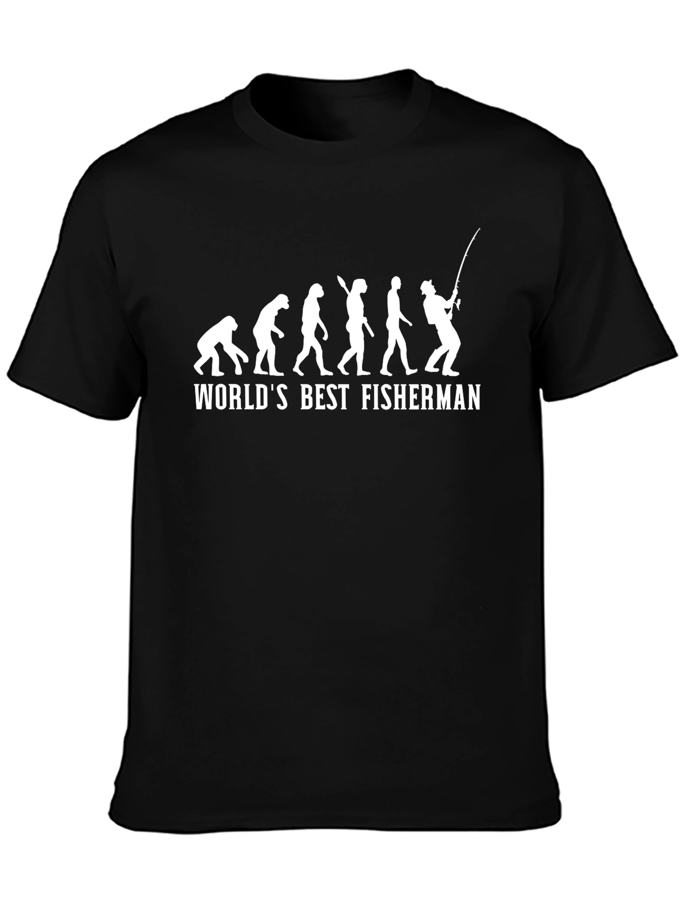 Worlds Best Fisherman Evolution T-Shirt