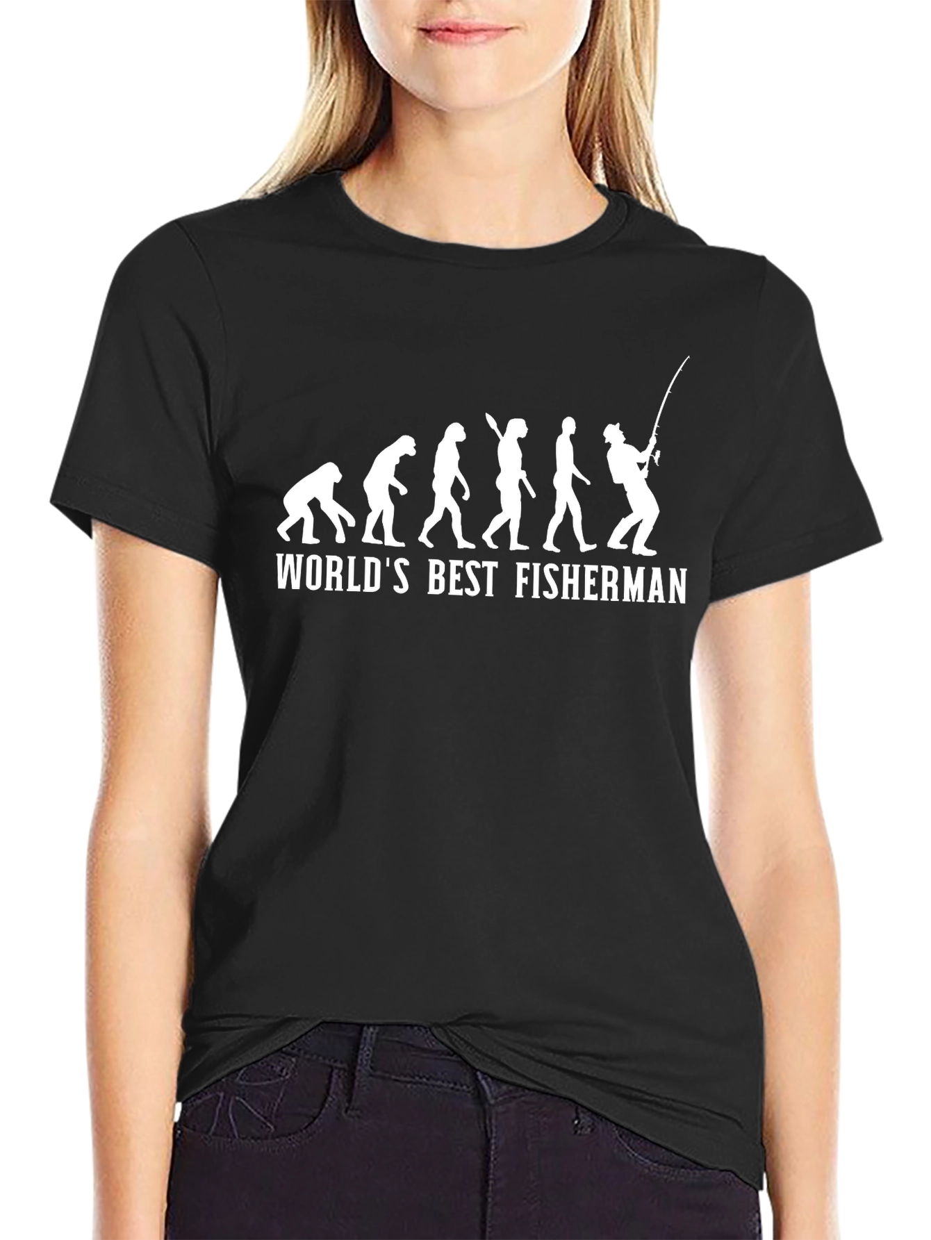 Worlds Best Fisherman Evolution T-Shirt