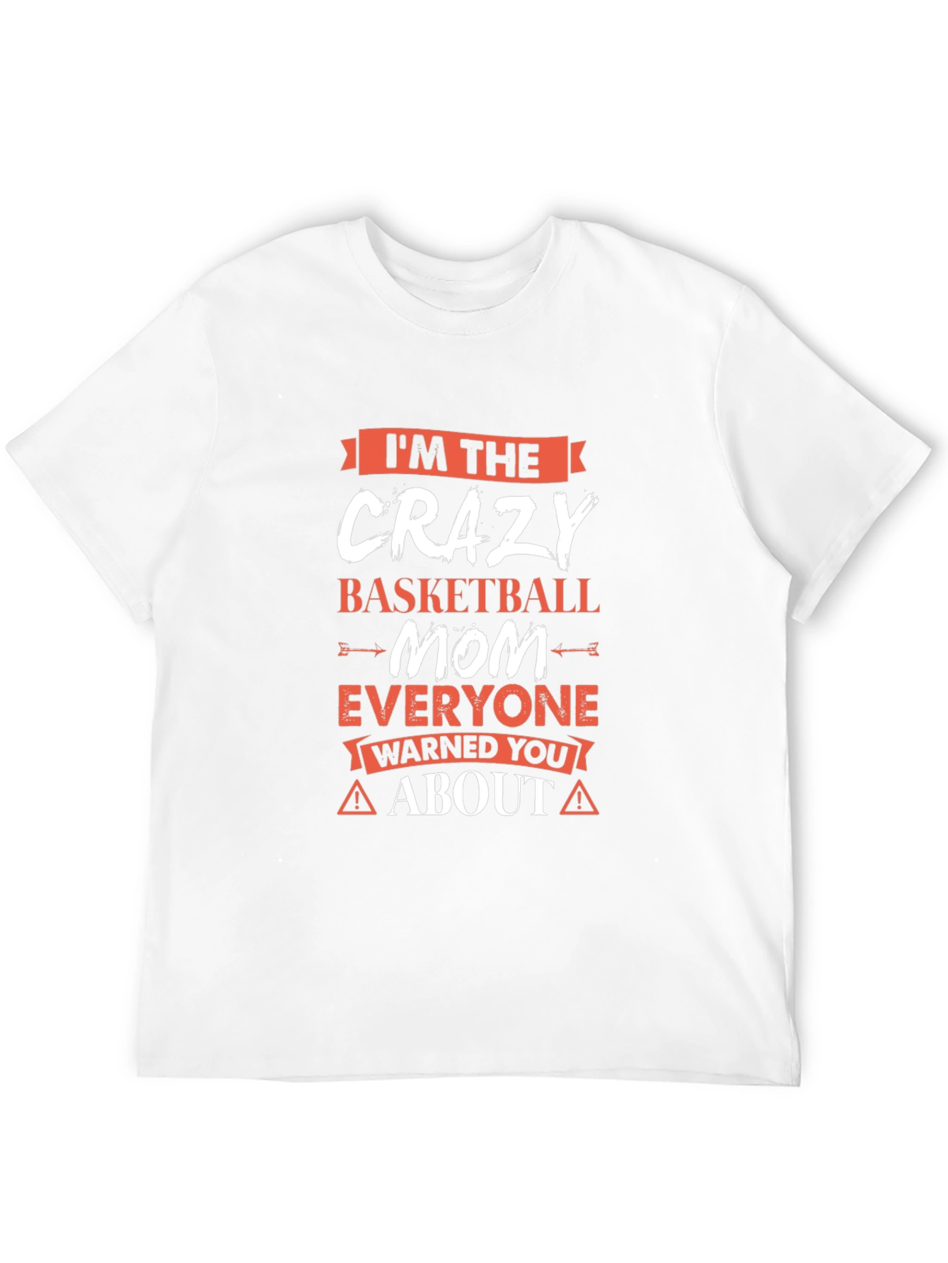 Crazy Basketball Mom Graphic T-Shirt