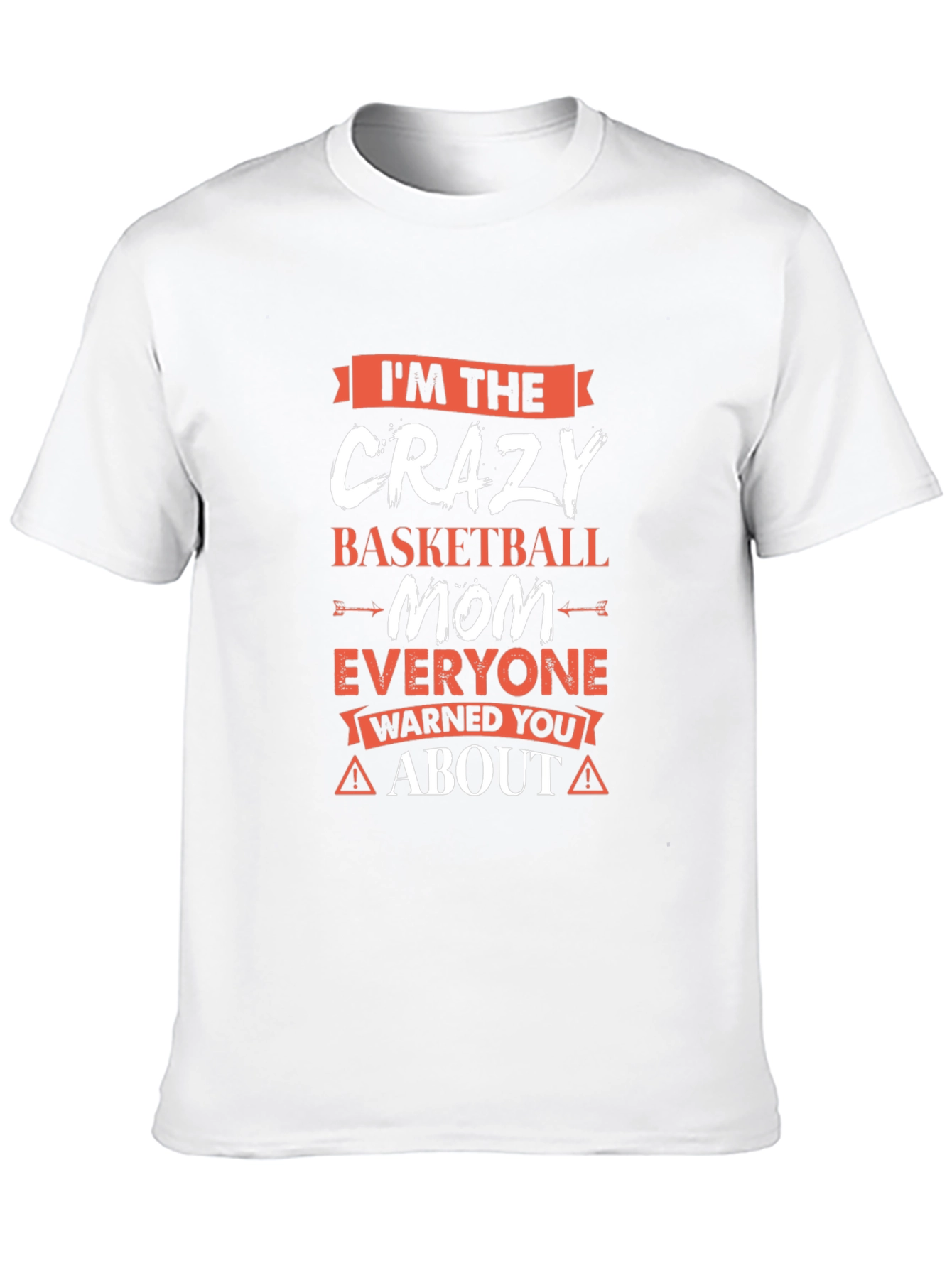 Crazy Basketball Mom Graphic T-Shirt