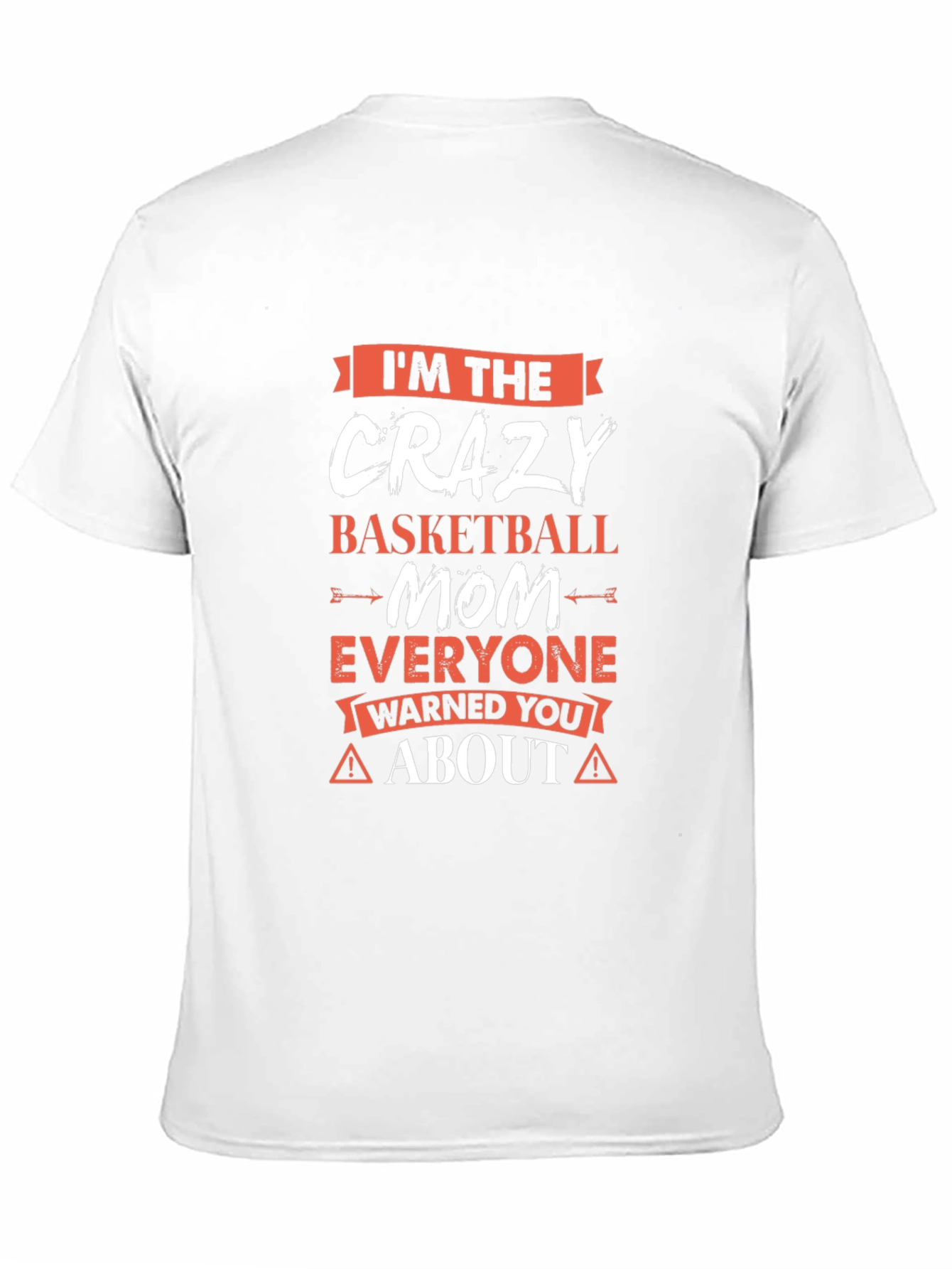 Crazy Basketball Mom Graphic T-Shirt