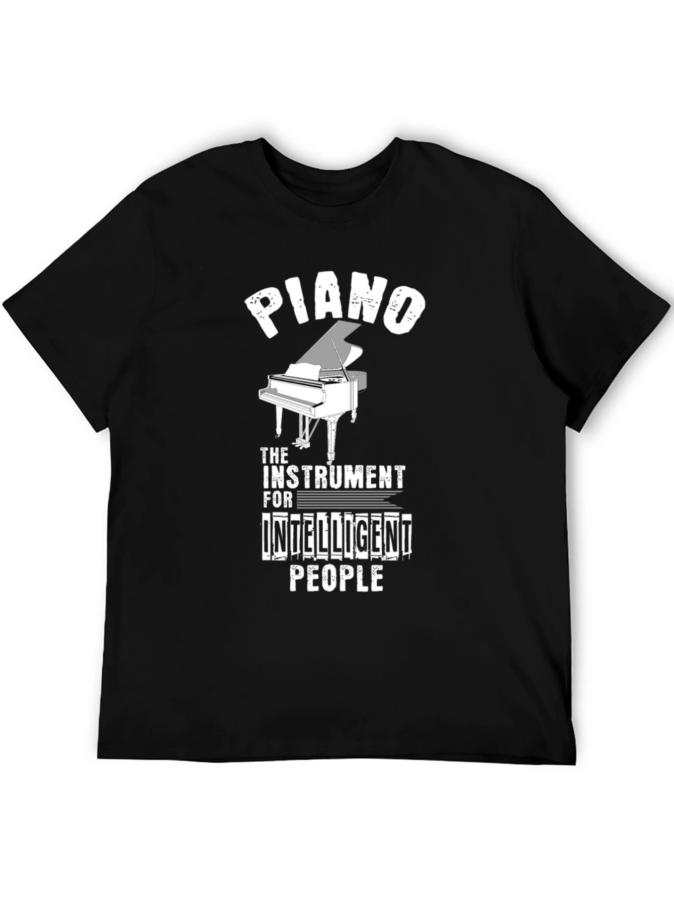 Piano Intelligent People Graphic T-Shirt