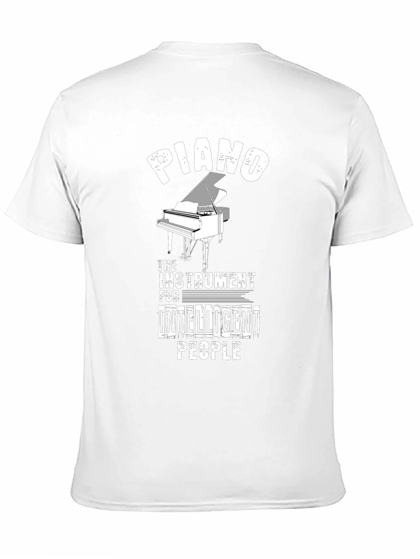Piano Intelligent People Graphic T-Shirt