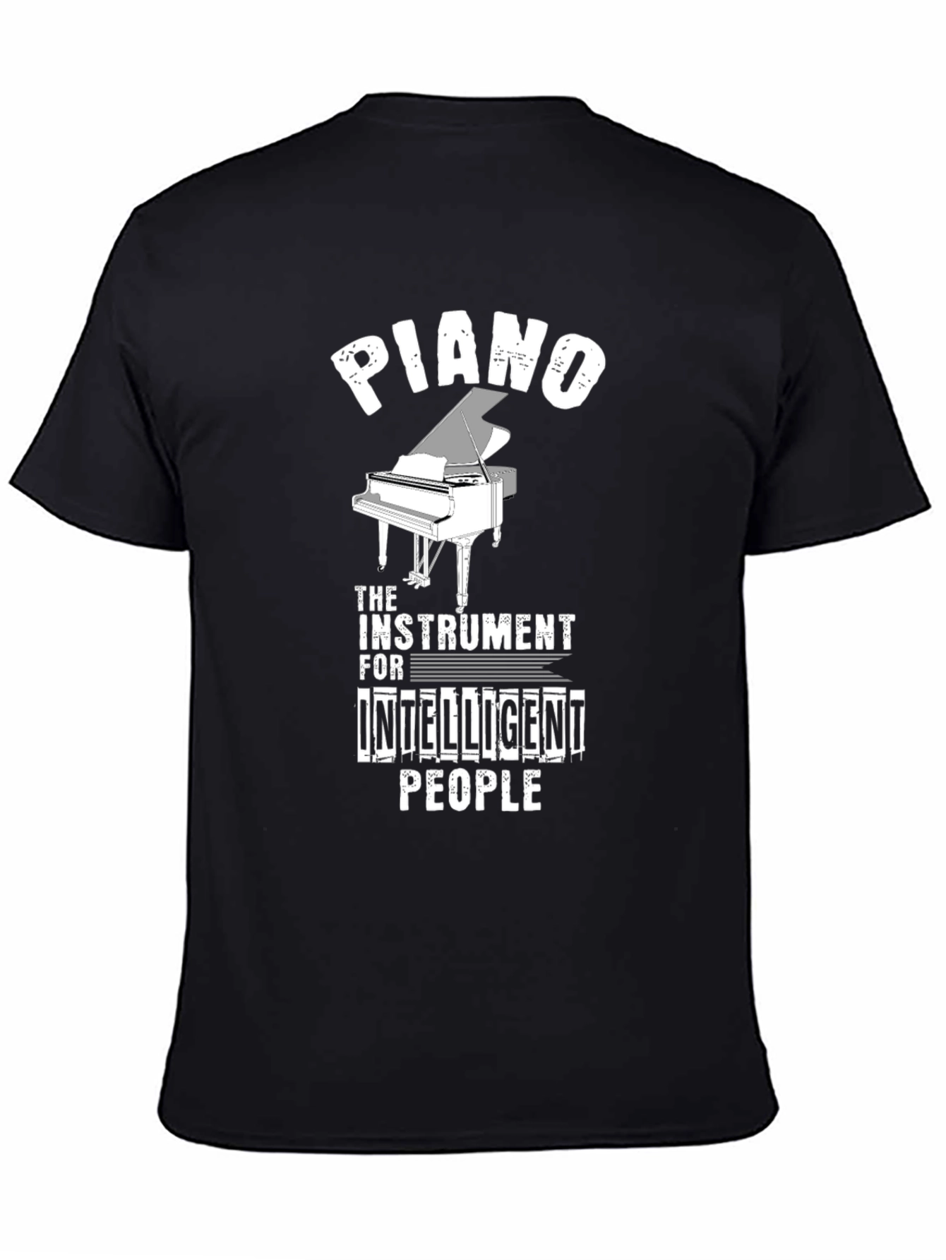 Piano Intelligent People Graphic T-Shirt