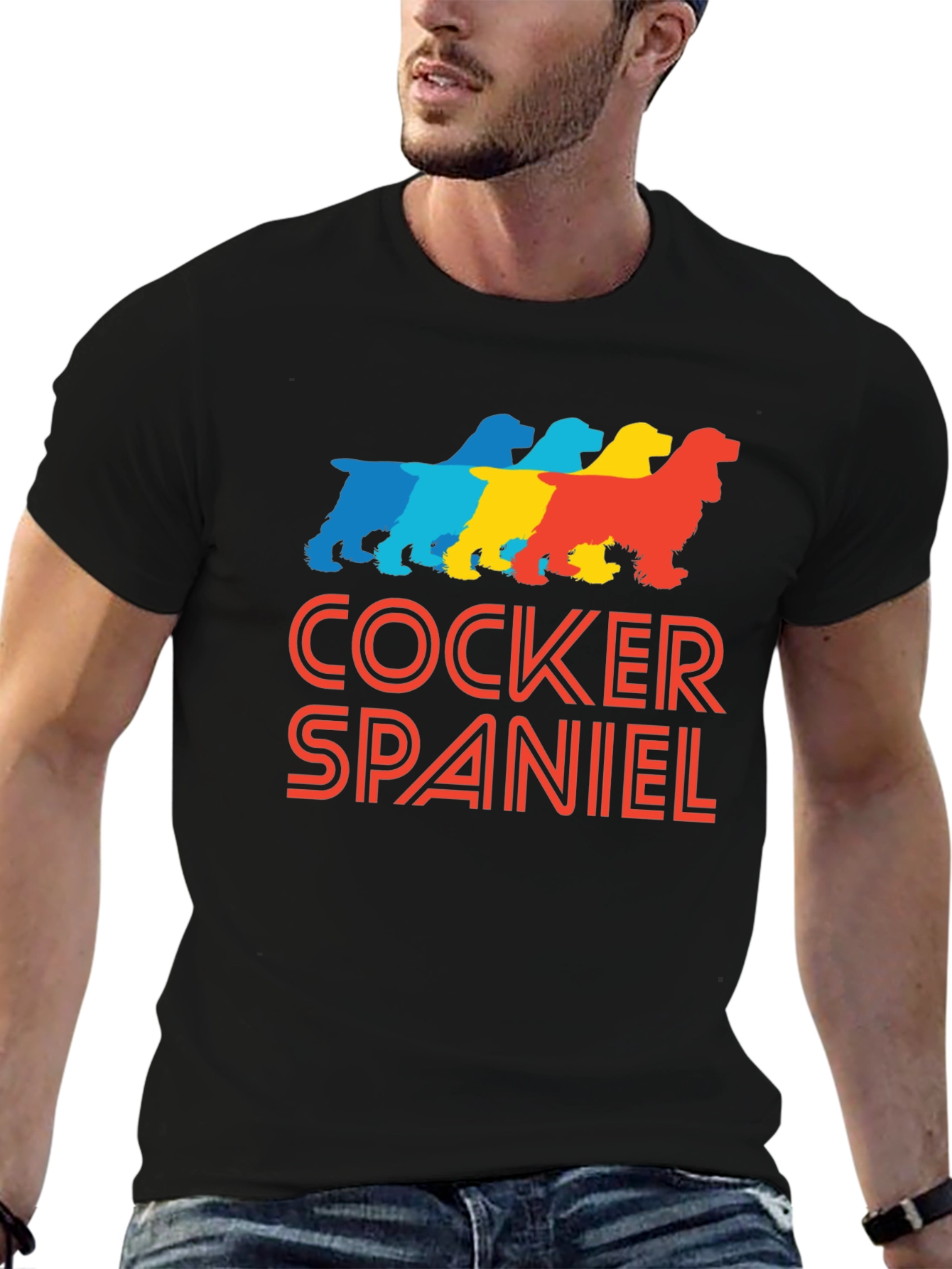 Cocker Spaniel Retro T-Shirt