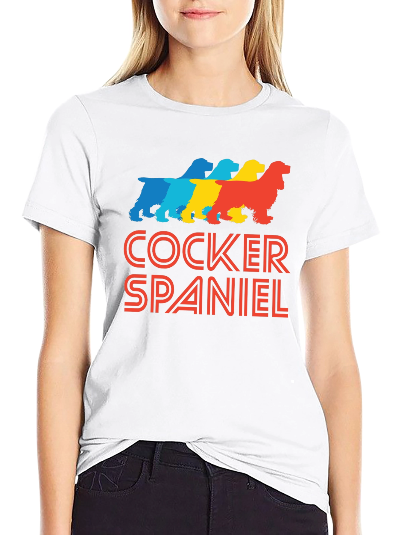 Cocker Spaniel Retro T-Shirt