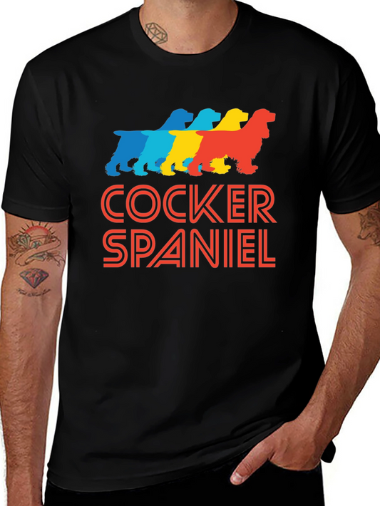Cocker Spaniel Retro T-Shirt