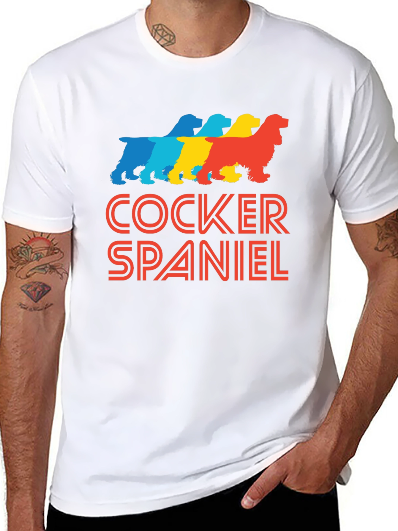 Cocker Spaniel Retro T-Shirt