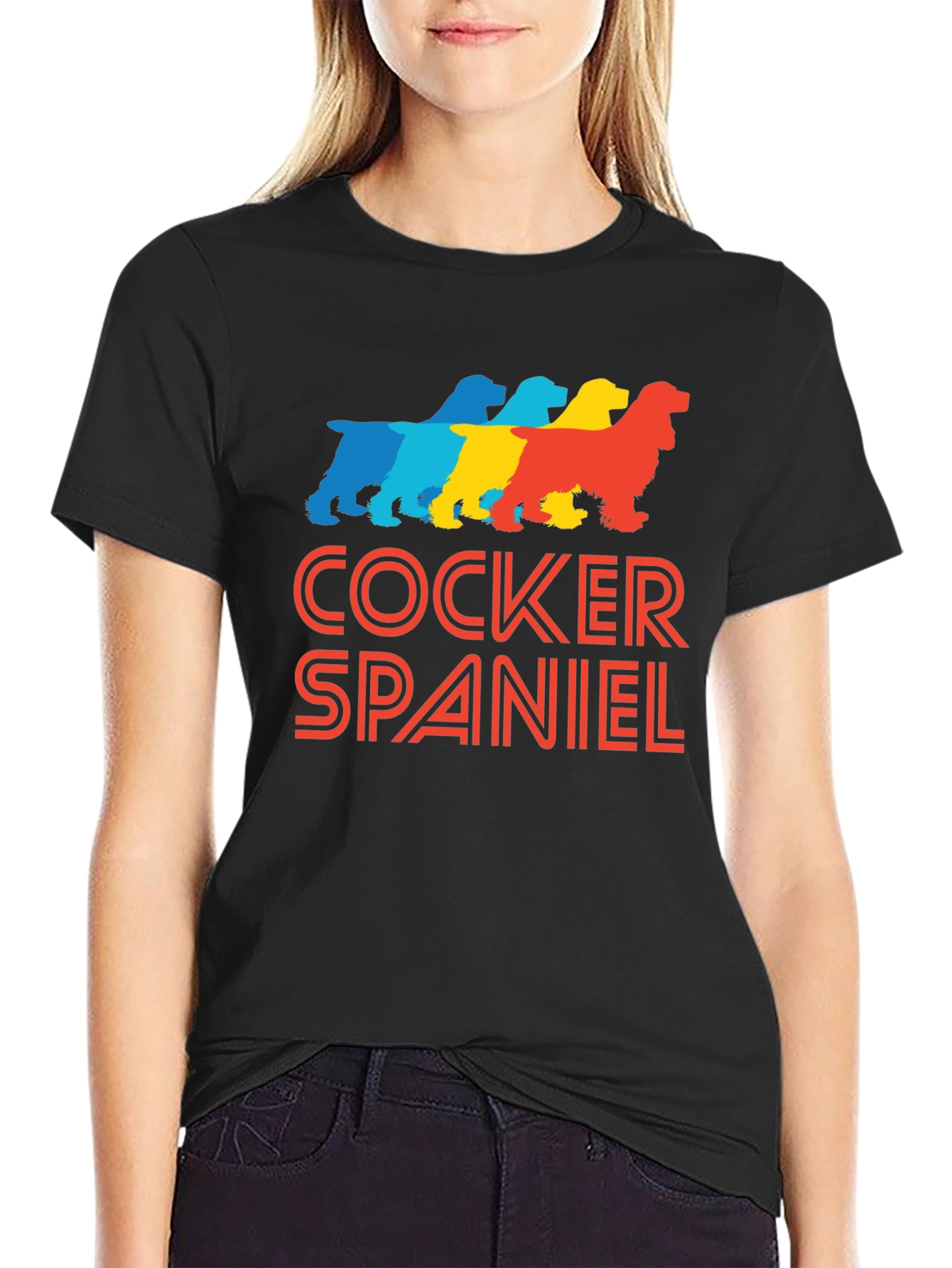 Cocker Spaniel Retro T-Shirt